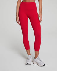 SPANXshape™ CoreLuxe 7/8 Leggings with Mid-Tummy Compression  Spanx Red