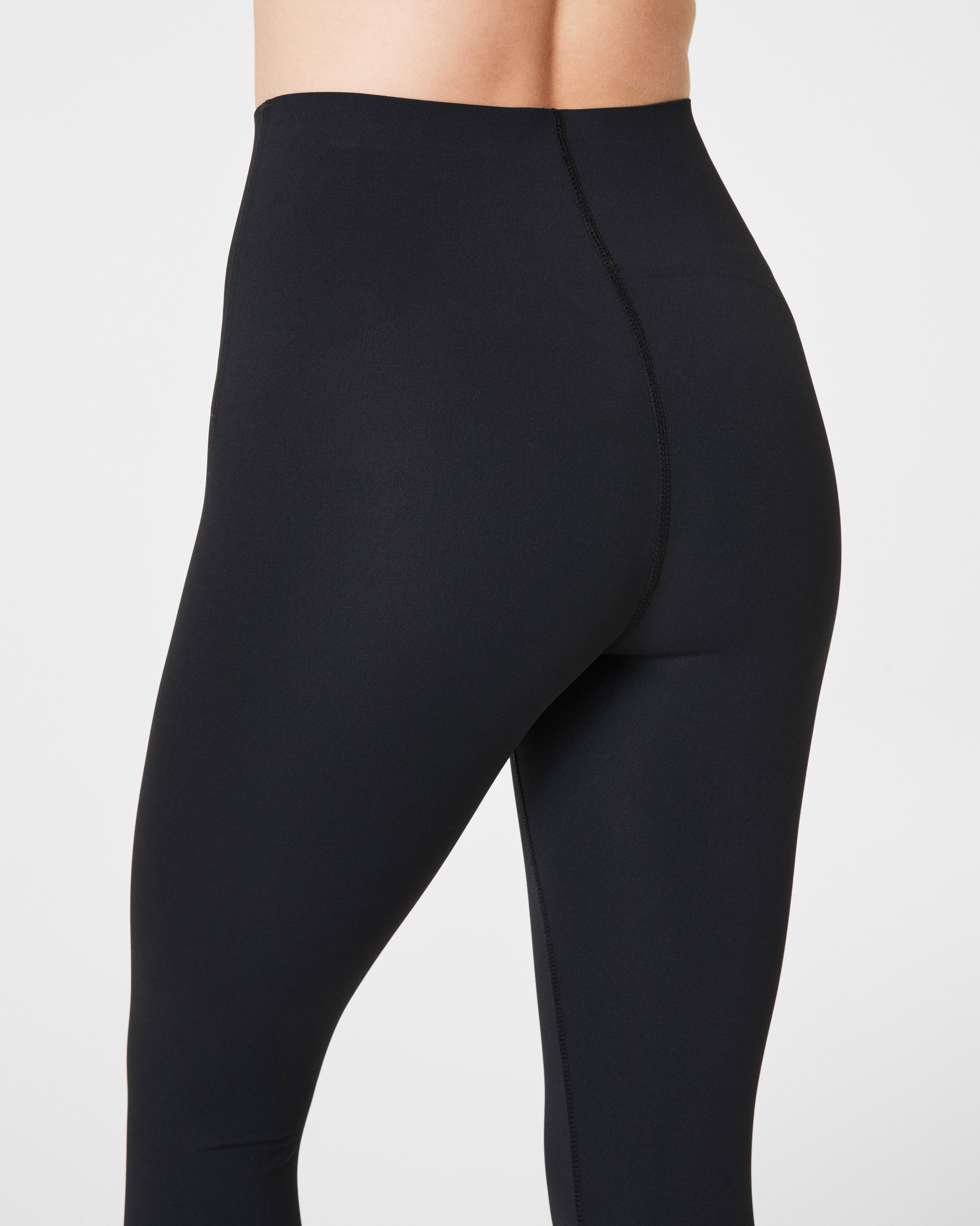 SPANXshape™ CoreLuxe 7/8 Leggings with Mid-Tummy Compression  Very Black
