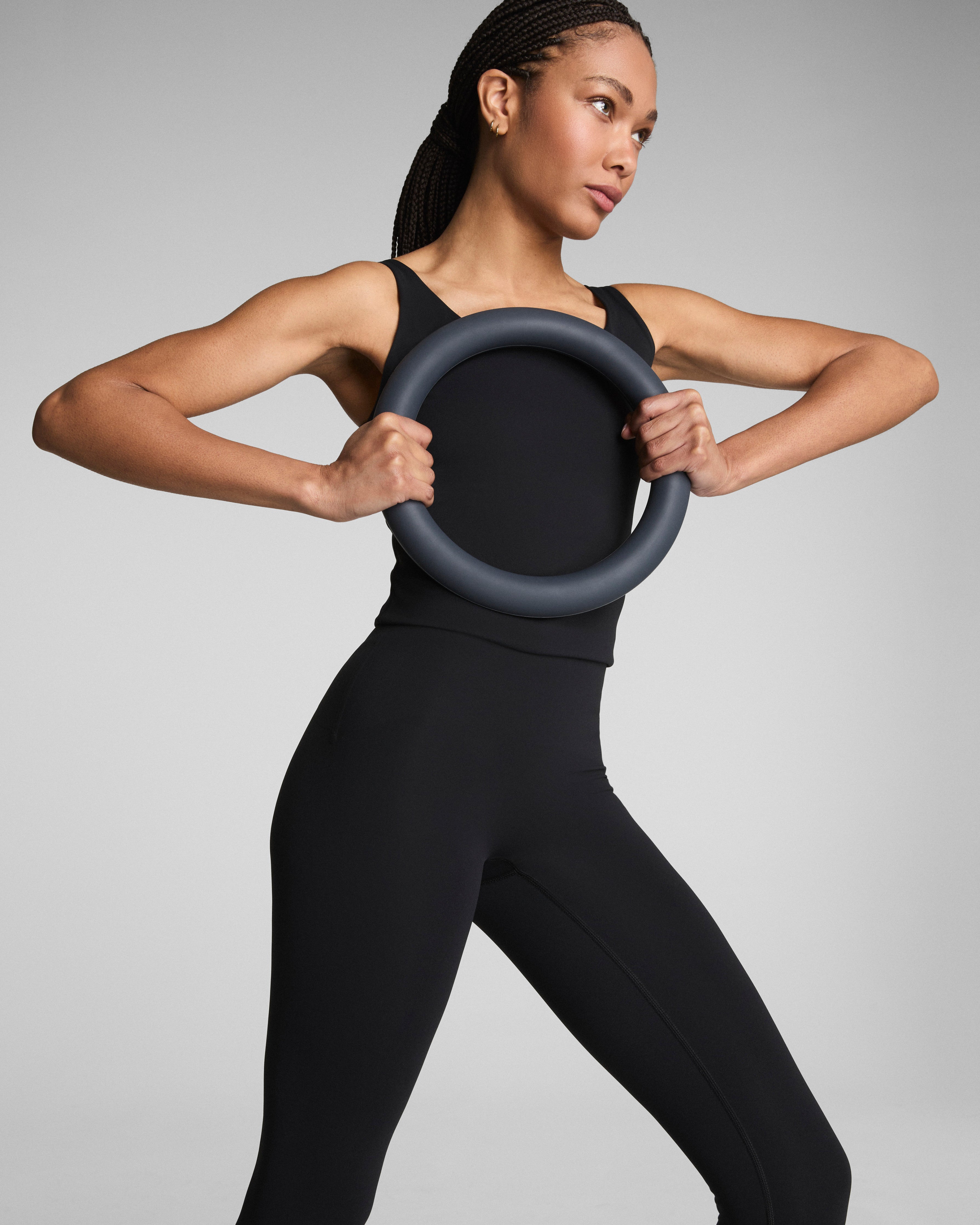 SPANXshape™ CoreLuxe 7/8 Leggings with Mid-Tummy Compression  Very Black