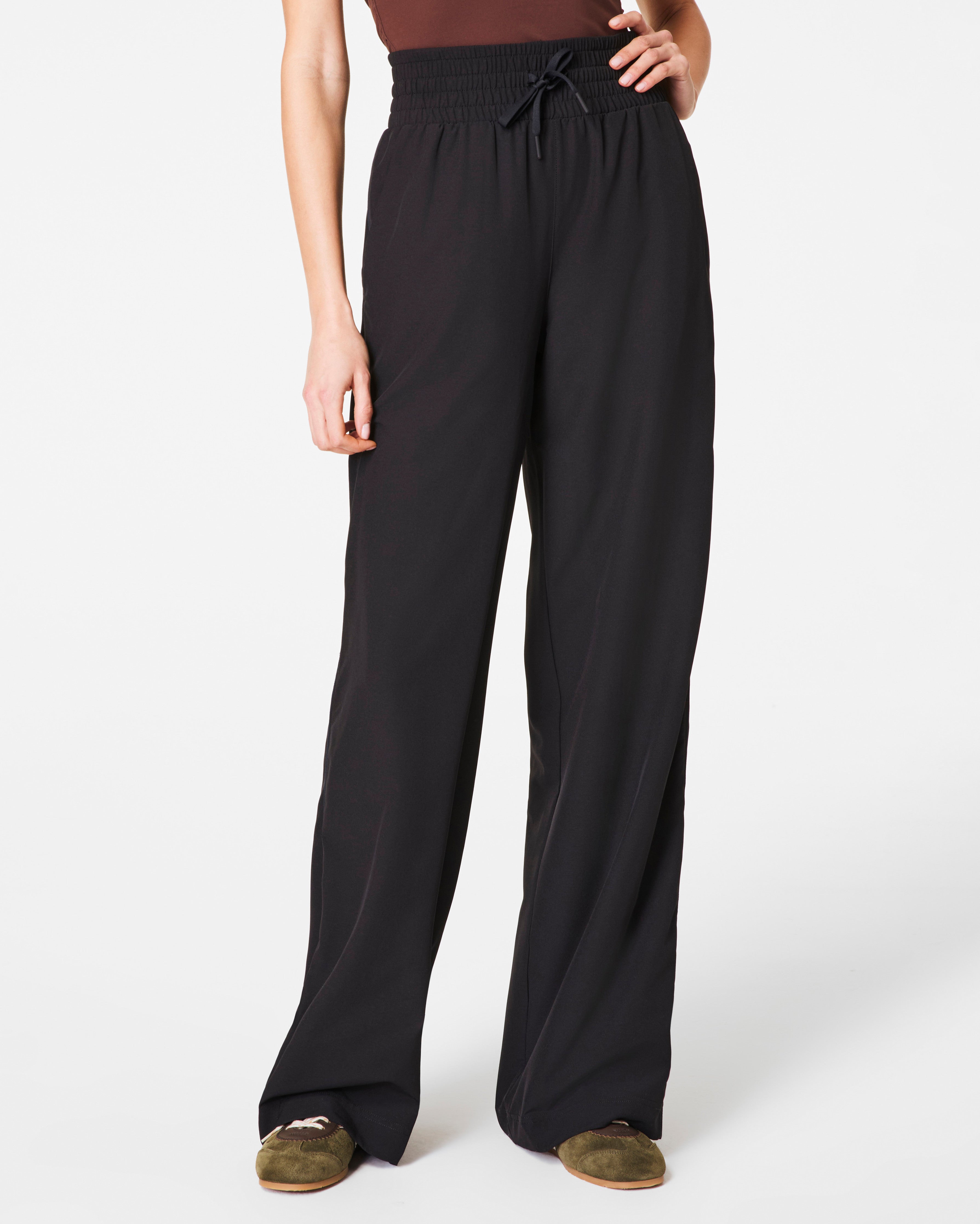 SPANXsmooth™ On the Move Wide Leg Pant  Very Black