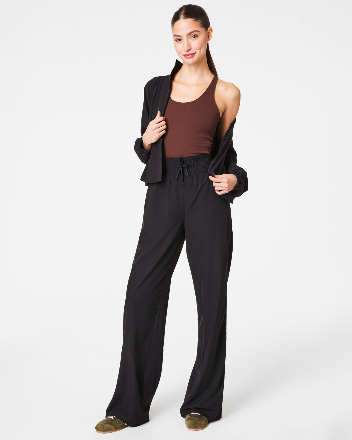 SPANXsmooth™ On the Move Wide Leg Pant  Very Black