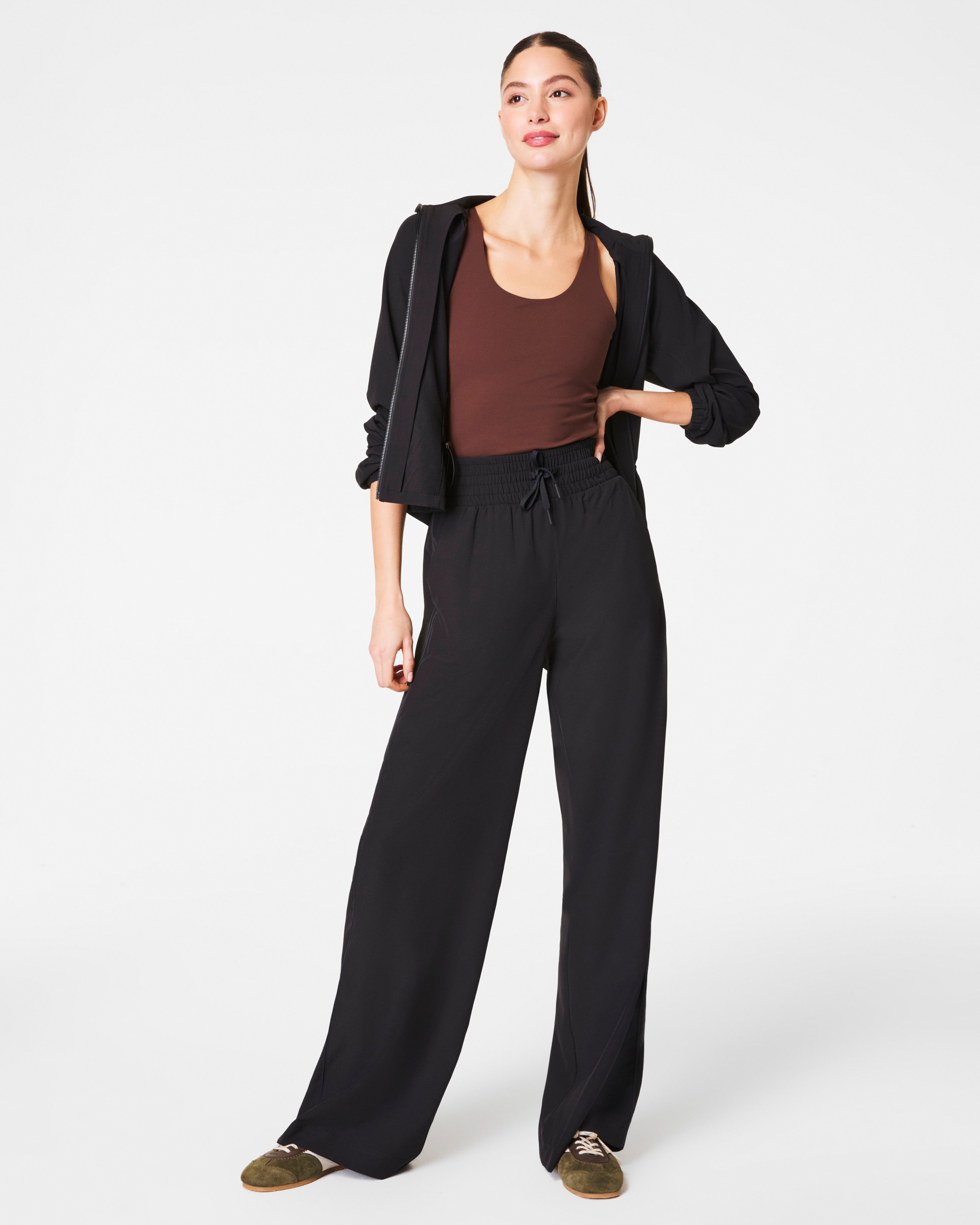 SPANXsmooth™ On the Move Wide Leg Pant  Very Black