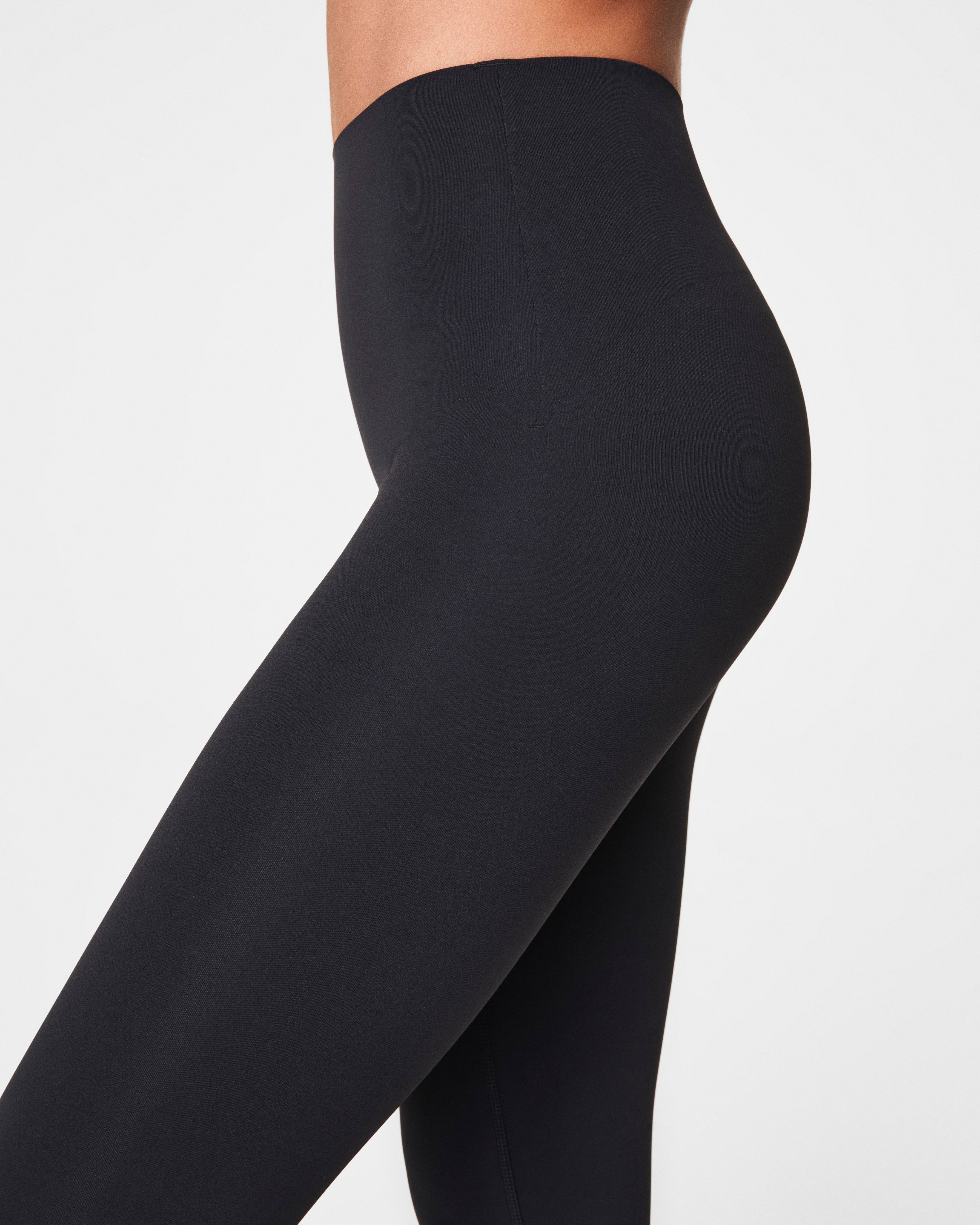 SPANXshape™ CoreLuxe 7/8 Leggings with Full-Tummy Compression  Very Black