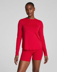 SPANX® Activate Long Sleeve Top  Spanx Red