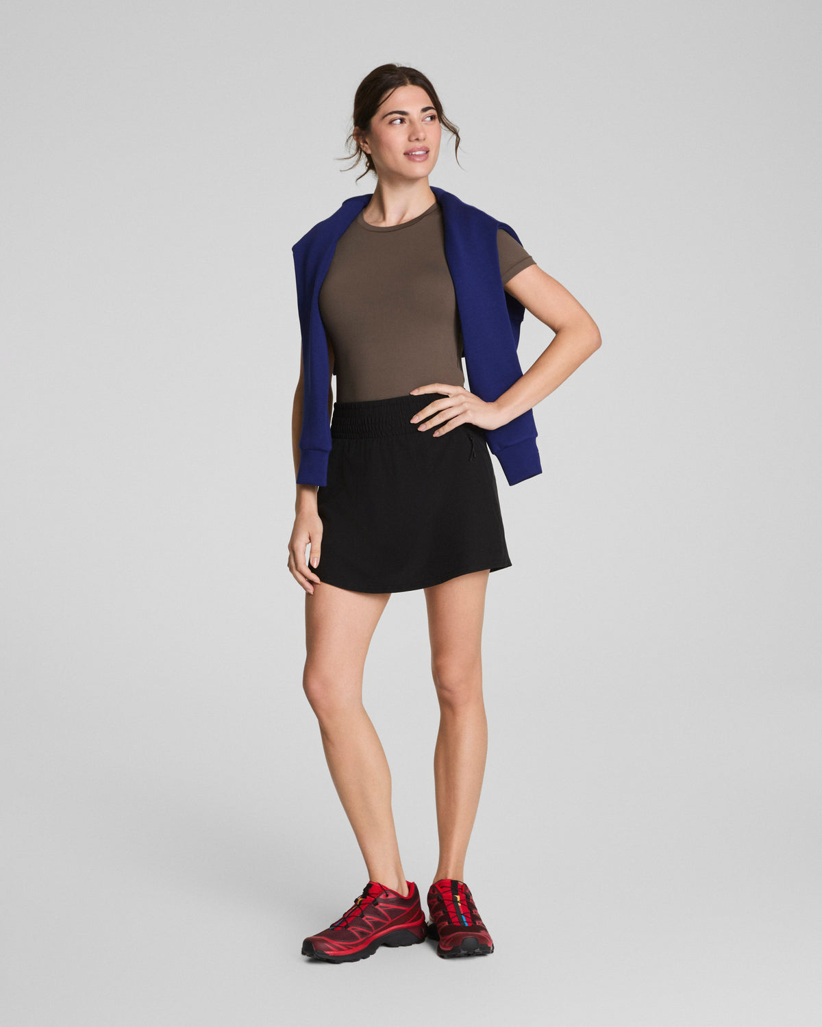 SPANX® On the Move Mini Skort, 4"  Very Black