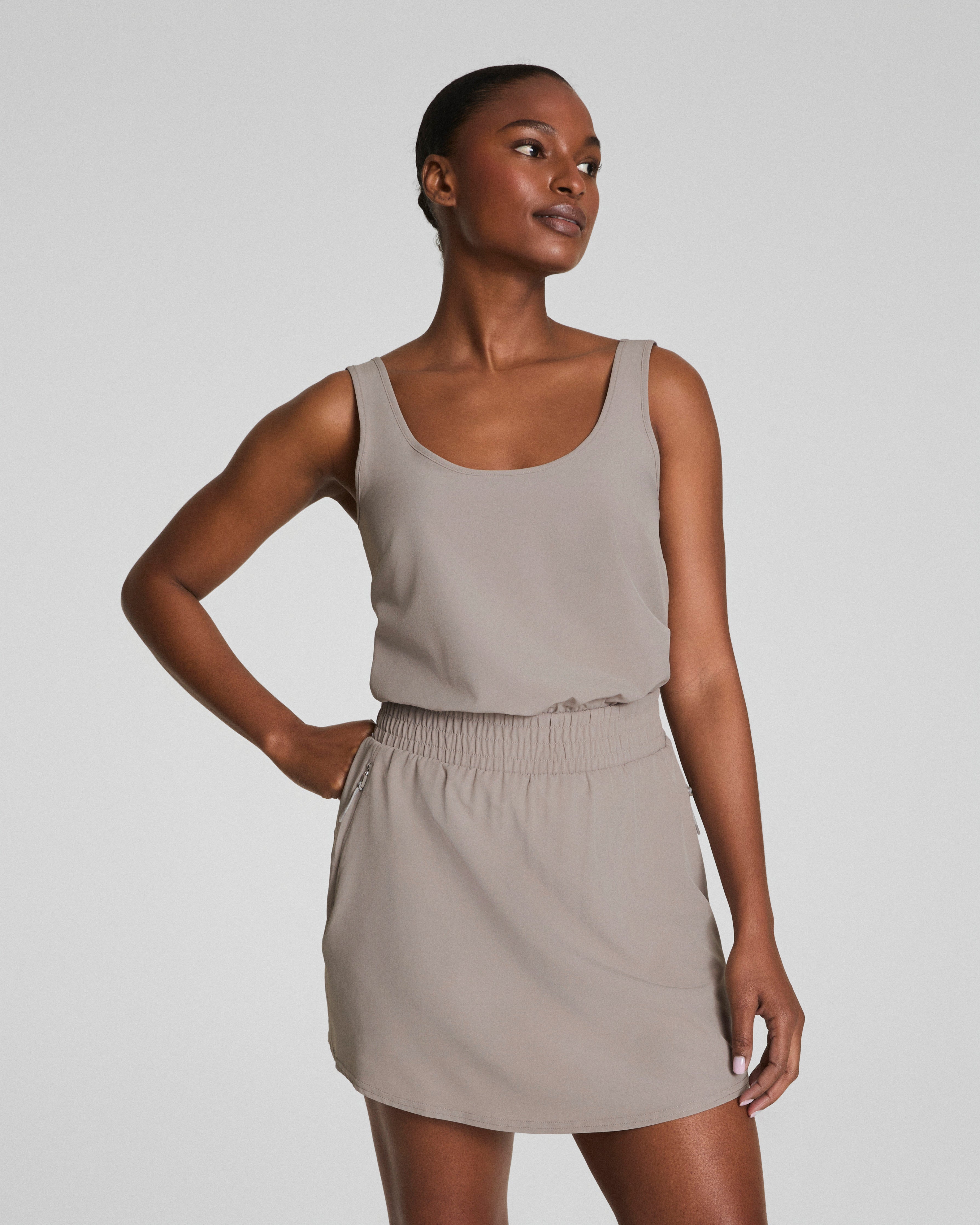SPANX® On the Move Tank Dress  Stone Grey