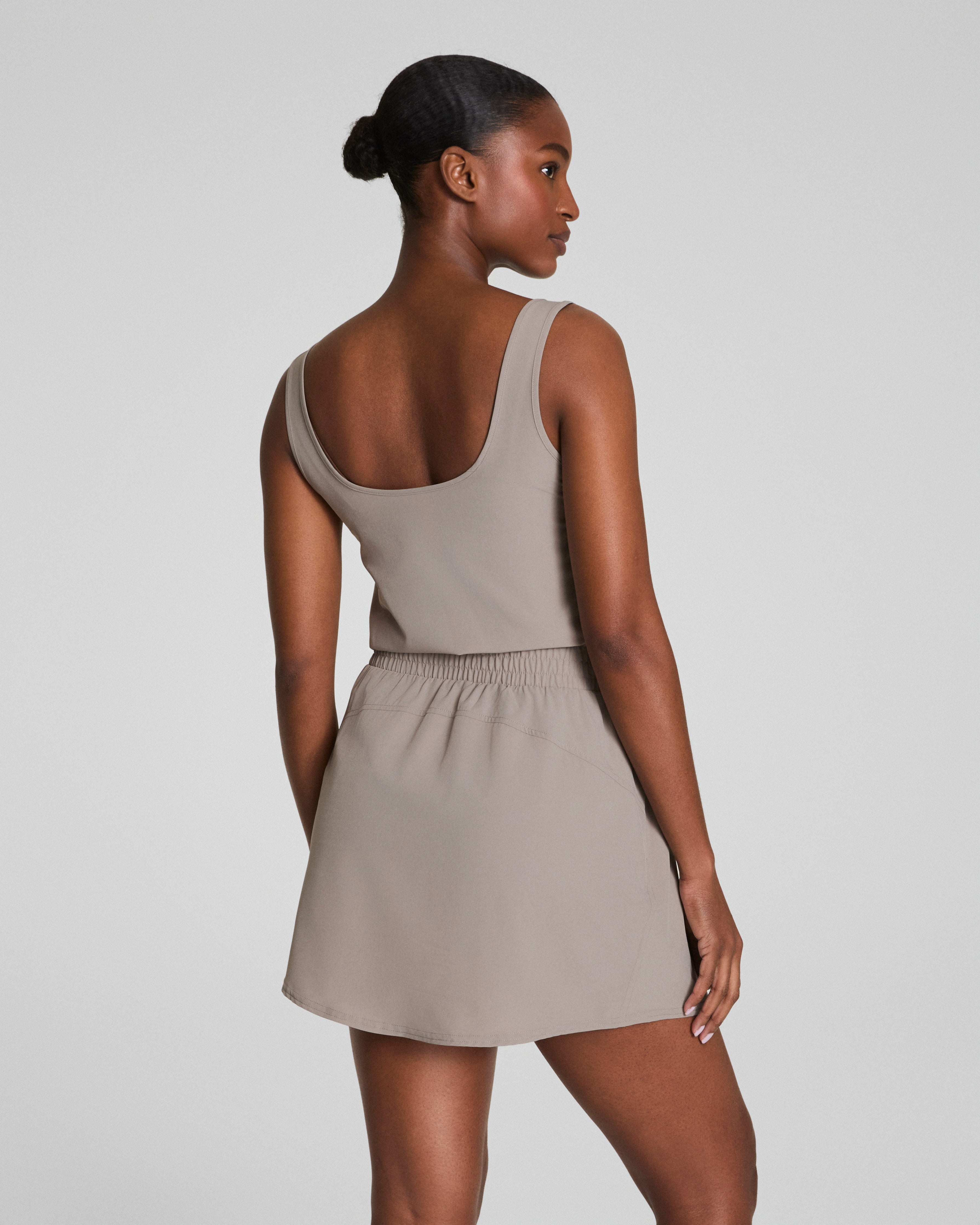 SPANX® On the Move Tank Dress  Stone Grey