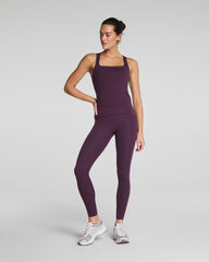 SPANX® Get Moving Square Neck Shelf Tank  Blackberry