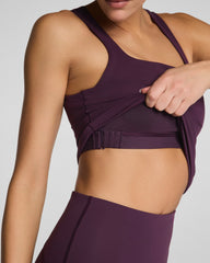 SPANX® Get Moving Square Neck Shelf Tank  Blackberry