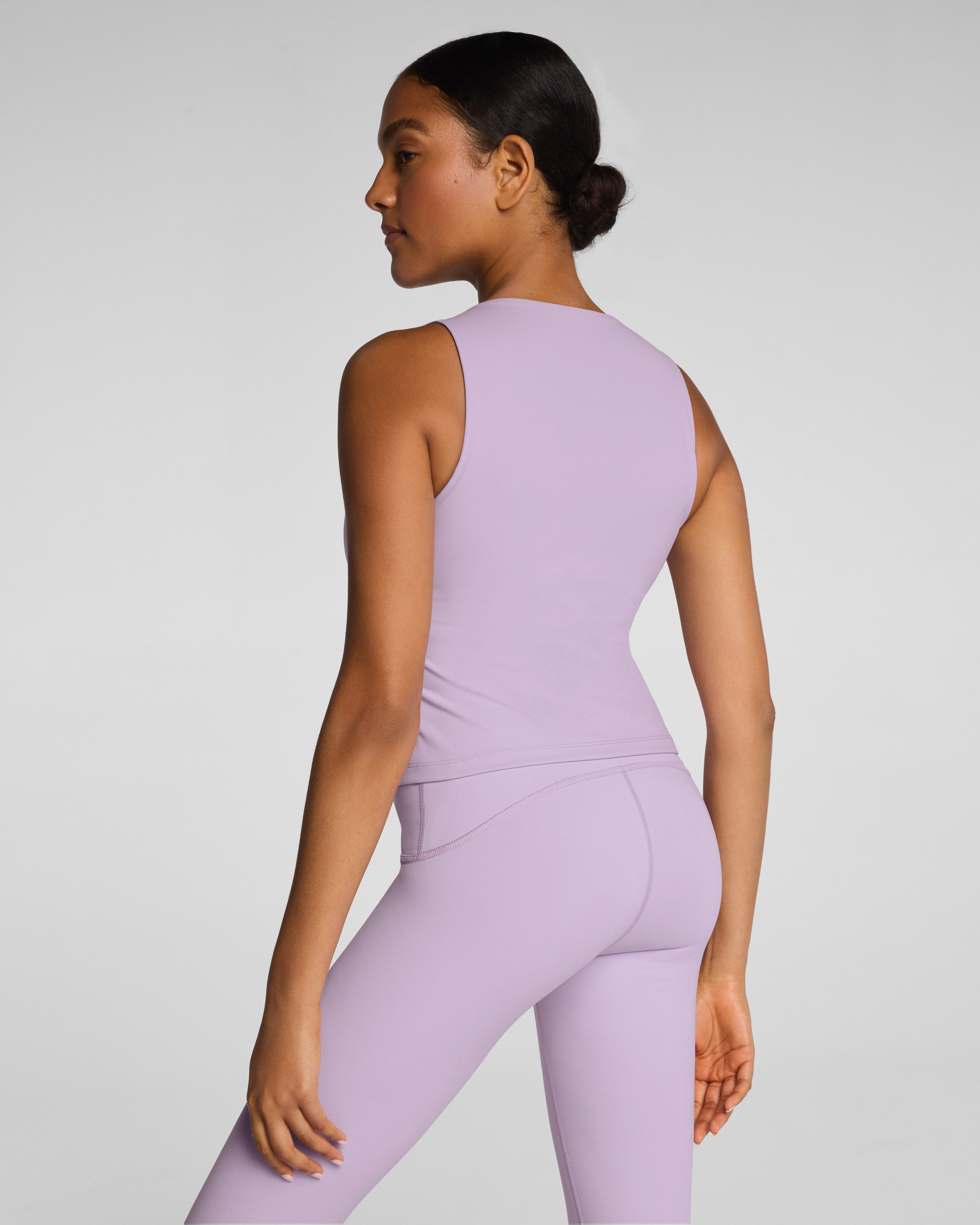 SPANX® Get Moving Square Neck Shelf Tank  Verbena