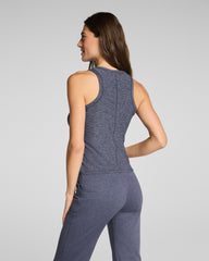 SPANX® SoftStretch Crewneck Tank  Pewter Heather