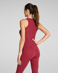 SPANX® SoftStretch Crewneck Tank  Red Merlot Heather