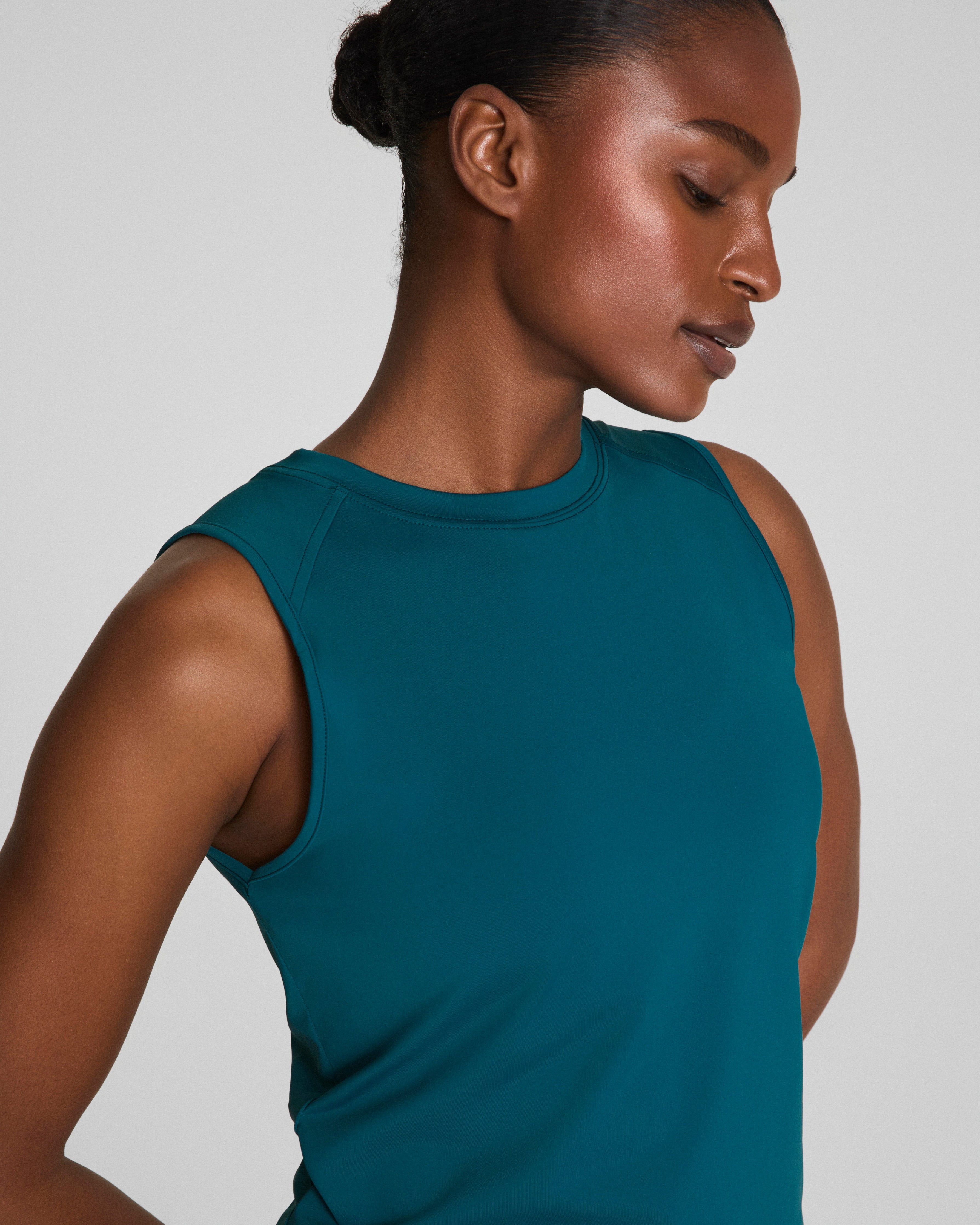 SPANX® Activate High Neck Tank  Emerald Bay