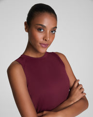 SPANX® Activate High Neck Tank  Plum Berry