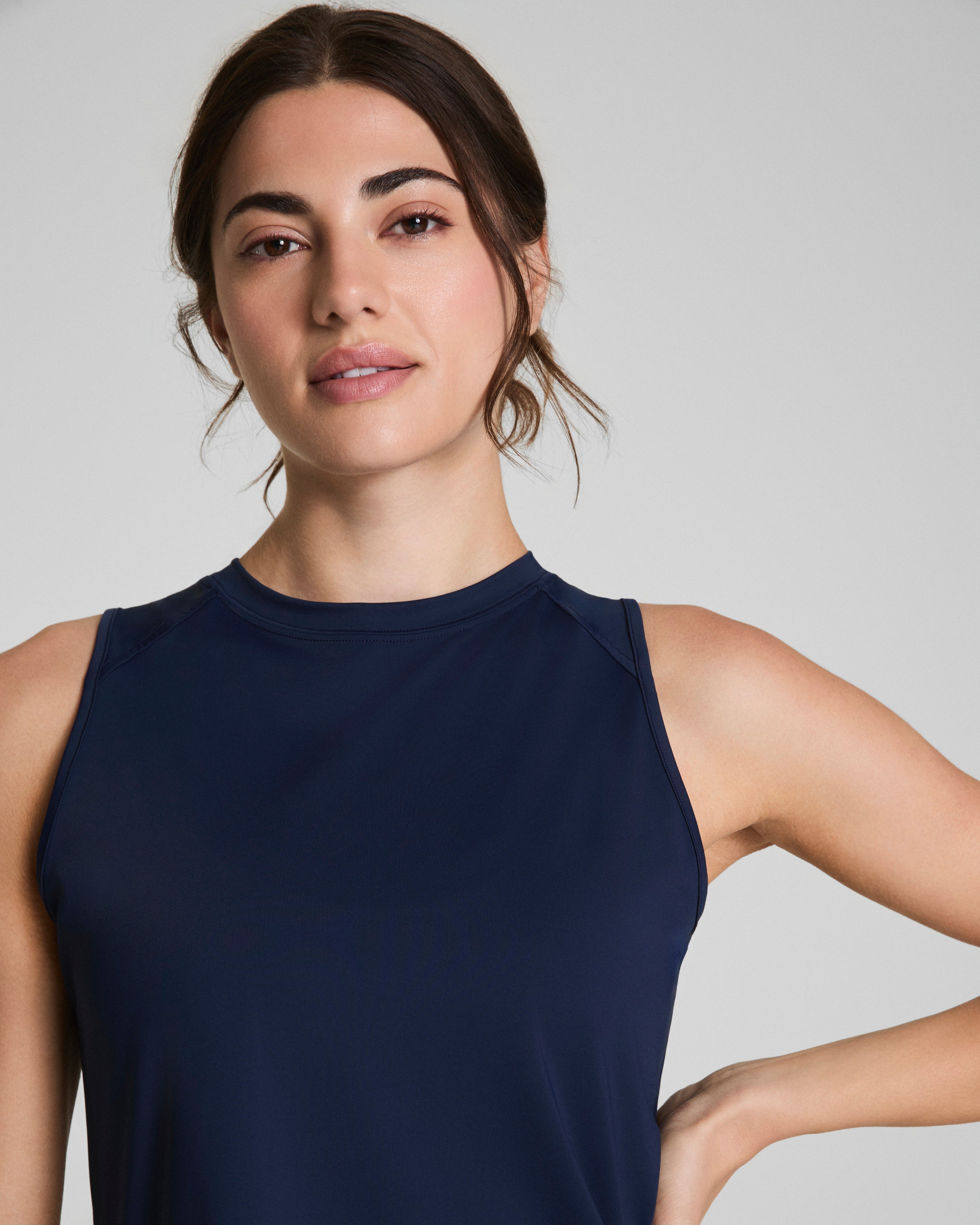 SPANX® Activate High Neck Tank  Timeless Navy