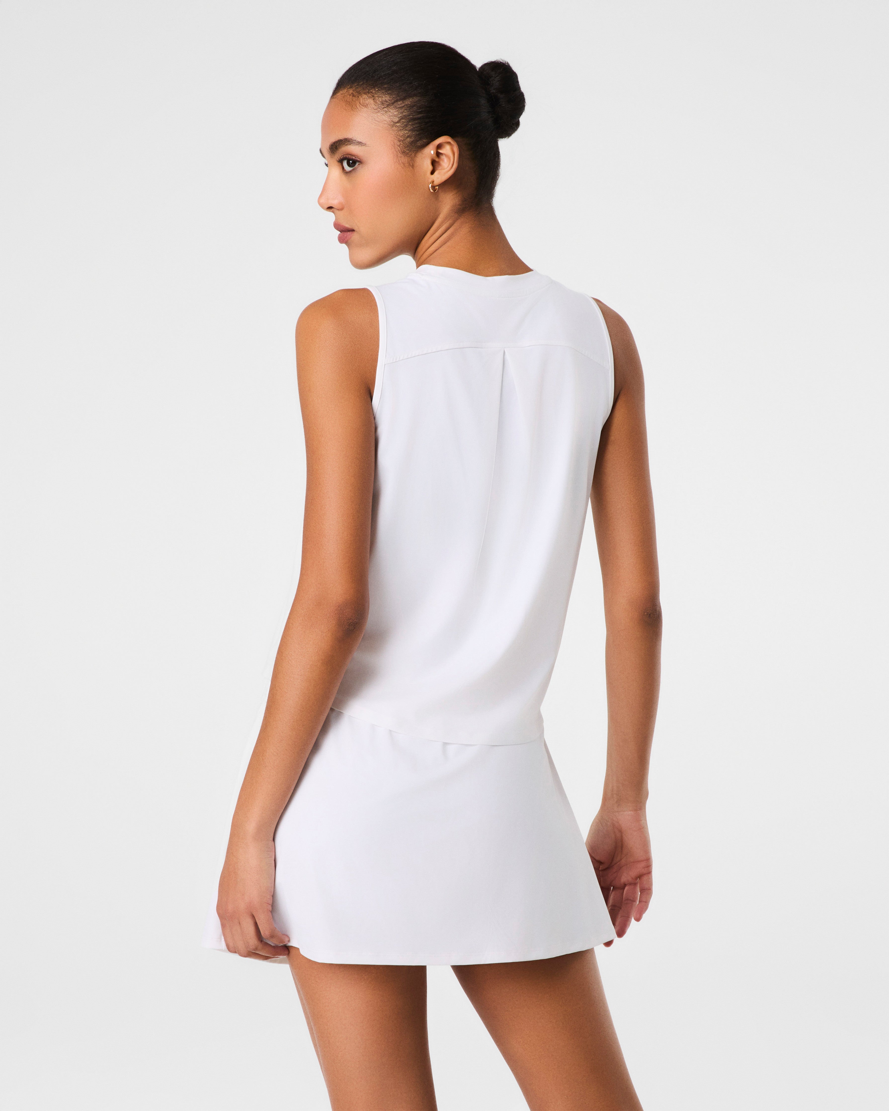 SPANX® Activate High Neck Tank  Vivid White