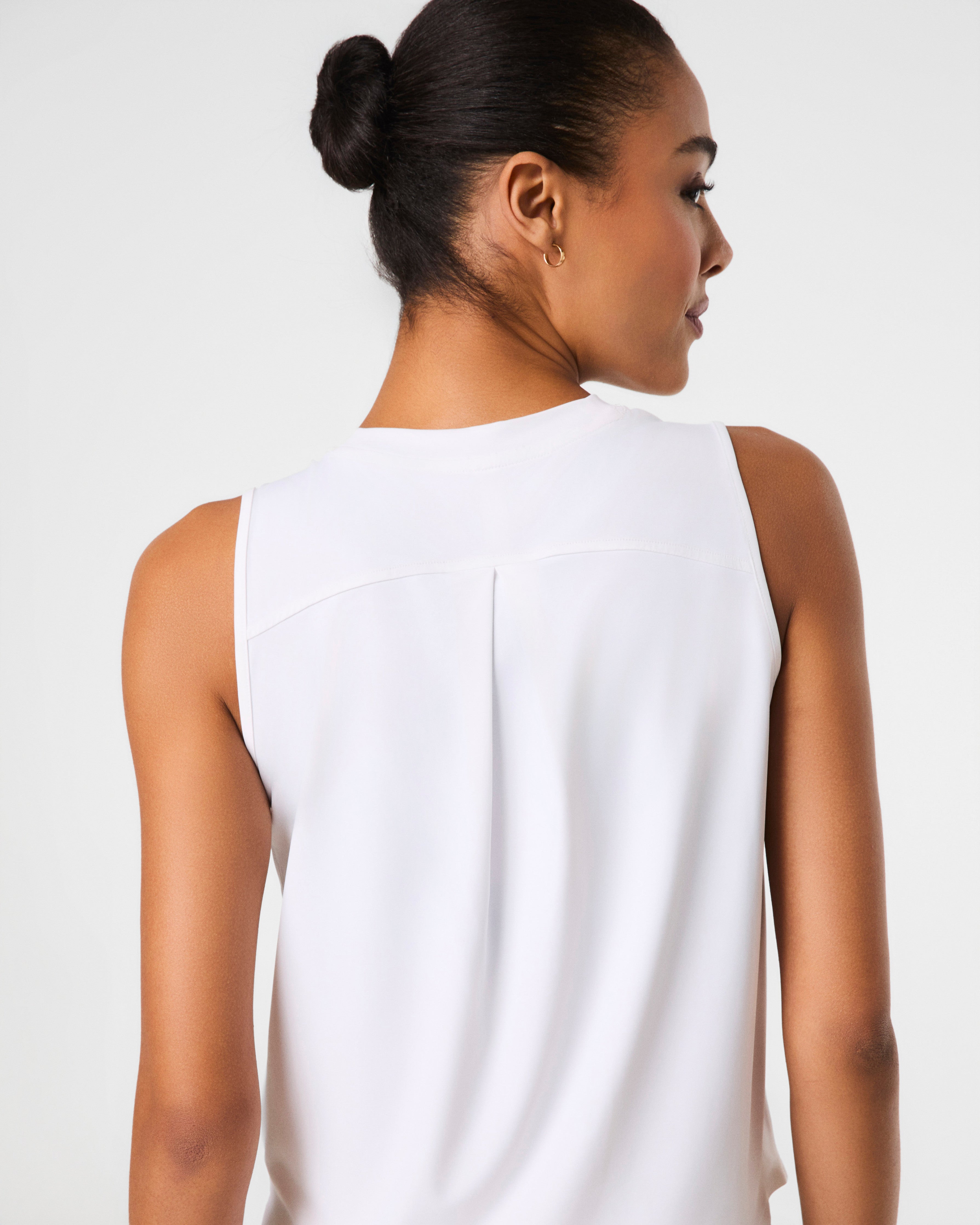 SPANX® Activate High Neck Tank  Vivid White