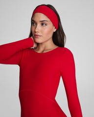 SPANXsmooth™ OnForm Open Back Long Sleeve Jumpsuit  SPANX® Red