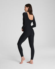 SPANXsmooth™ OnForm Open Back Long Sleeve Jumpsuit  Very Black