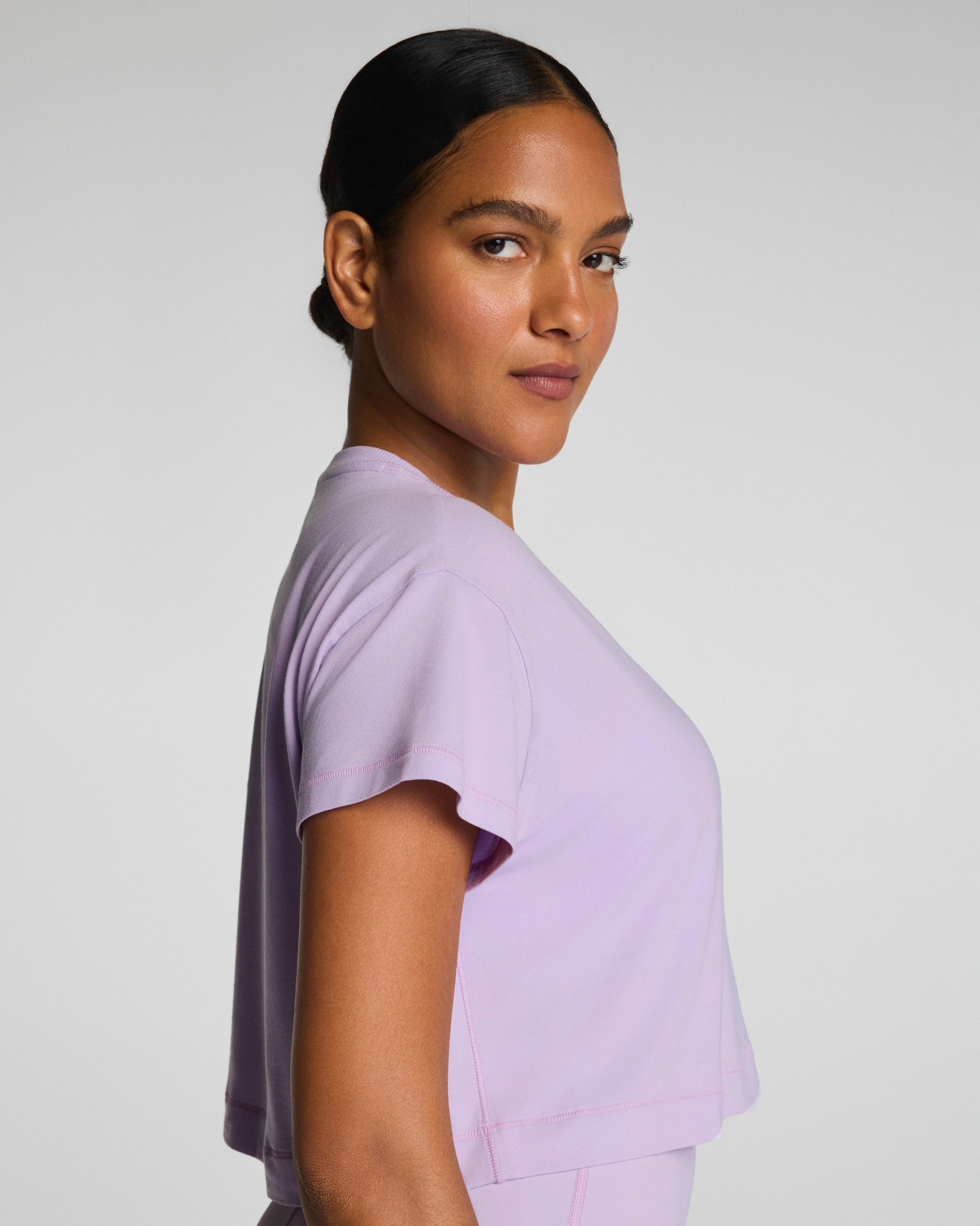 SPANX® Outpace Cropped Tee  Verbena