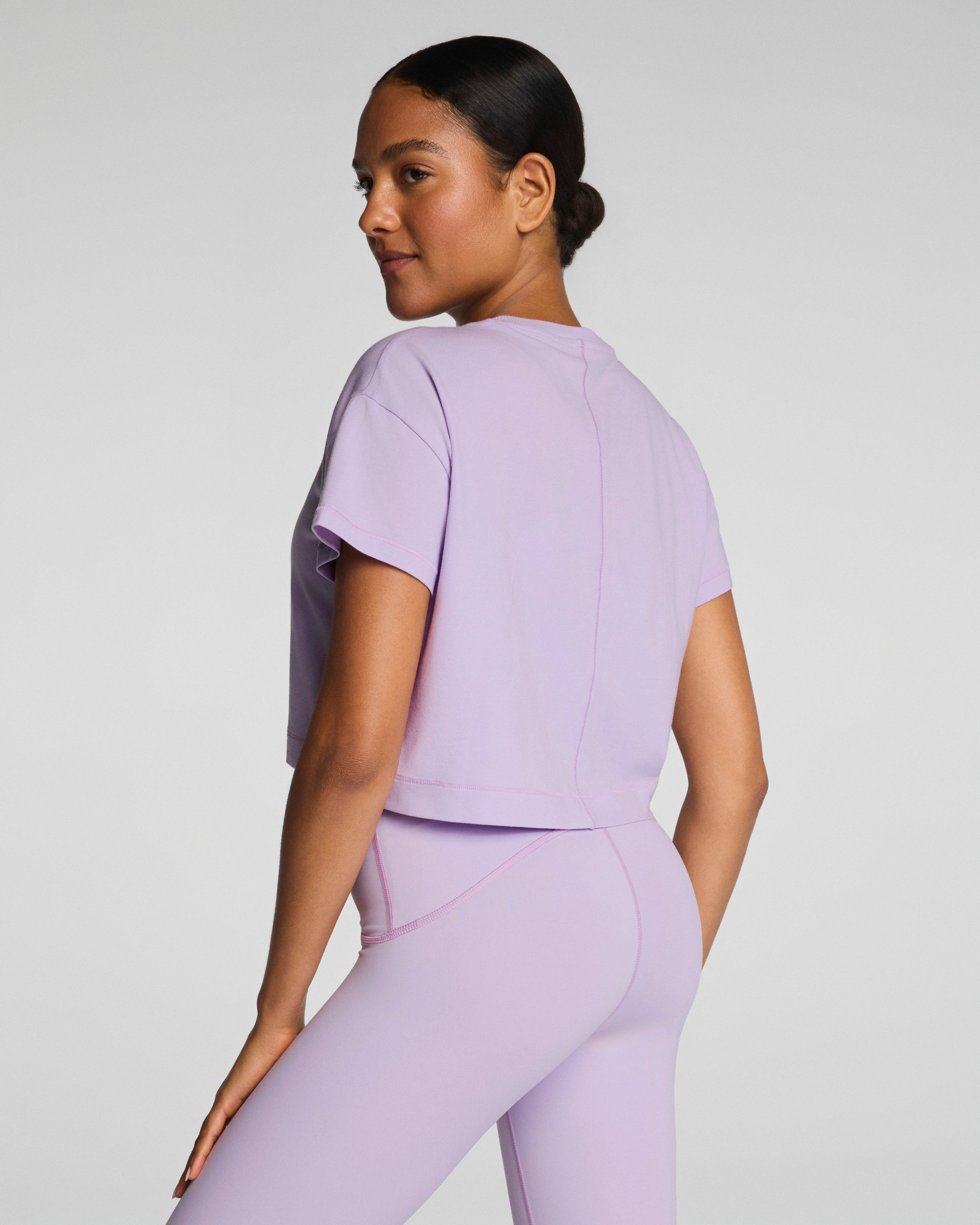SPANX® Outpace Cropped Tee  Verbena