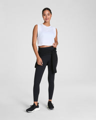 SPANX® Outpace Cropped Tank  Vivid White