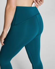 SPANXshape™ Booty Boost® Full-Length Leggings with SecretSweat Tech  Light Emerald Bay