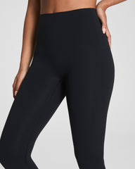 SPANXshape™ CoreLuxe Cropped Leggings with Mid-Tummy Compression, 19"  Very Black