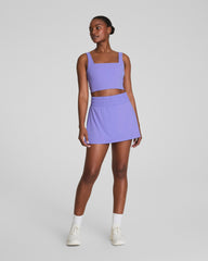 SPANX® Get Moving Cropped Square Neck Shelf Tank  Amethyst