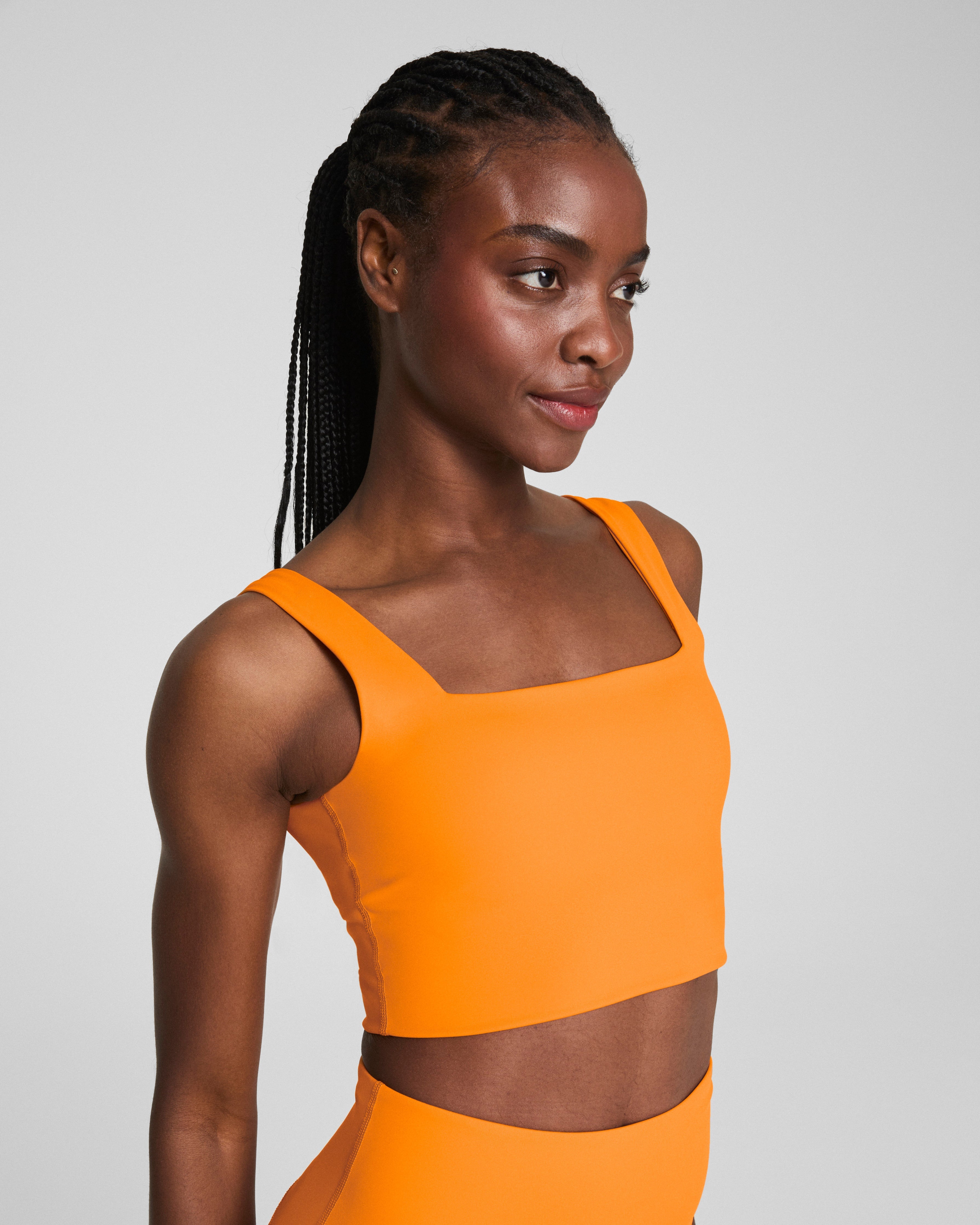 SPANX® Get Moving Cropped Square Neck Shelf Tank  Monarch