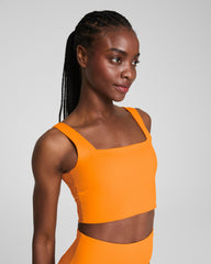 SPANX® Get Moving Cropped Square Neck Shelf Tank  Monarch