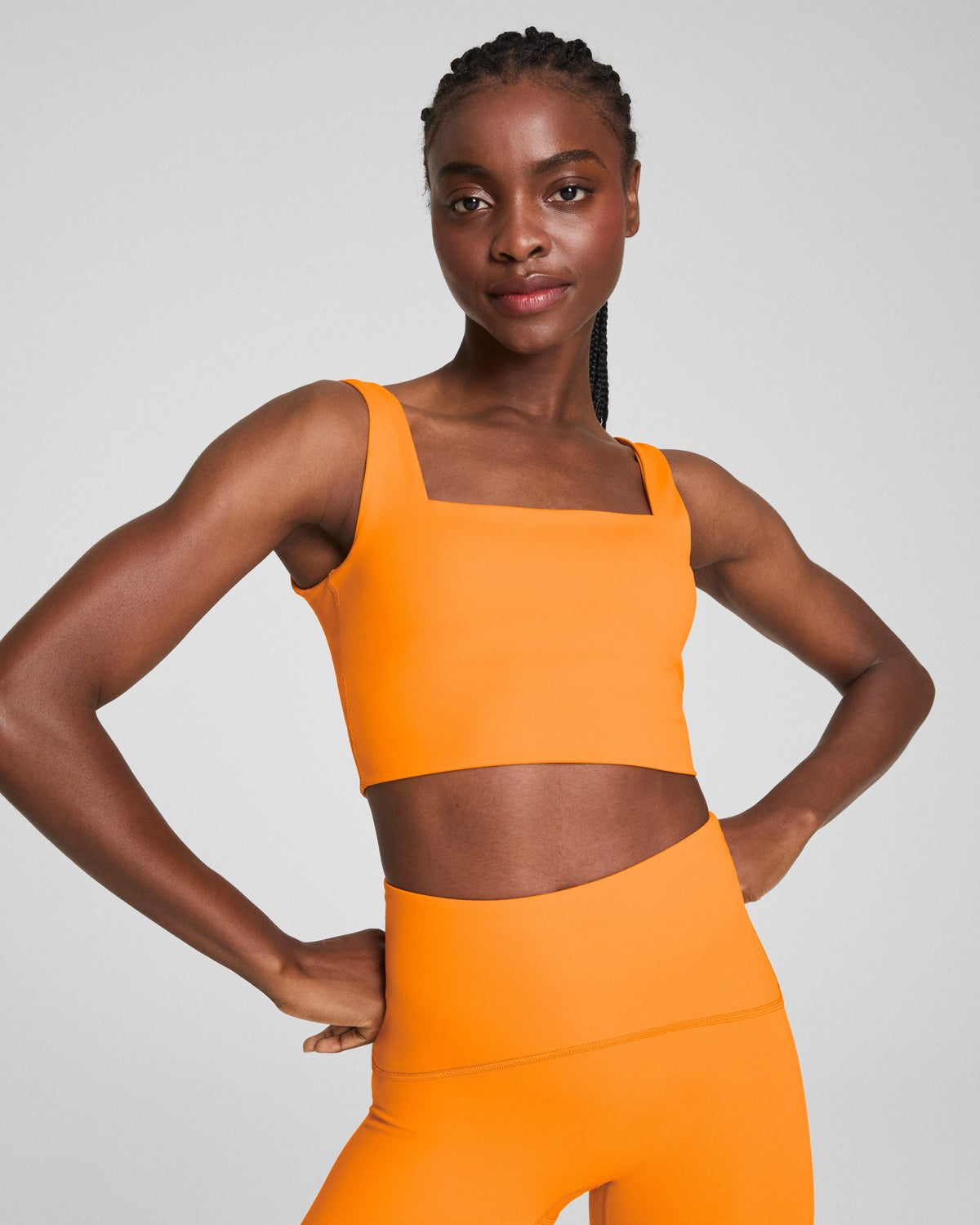 SPANX® Get Moving Cropped Square Neck Shelf Tank  Monarch