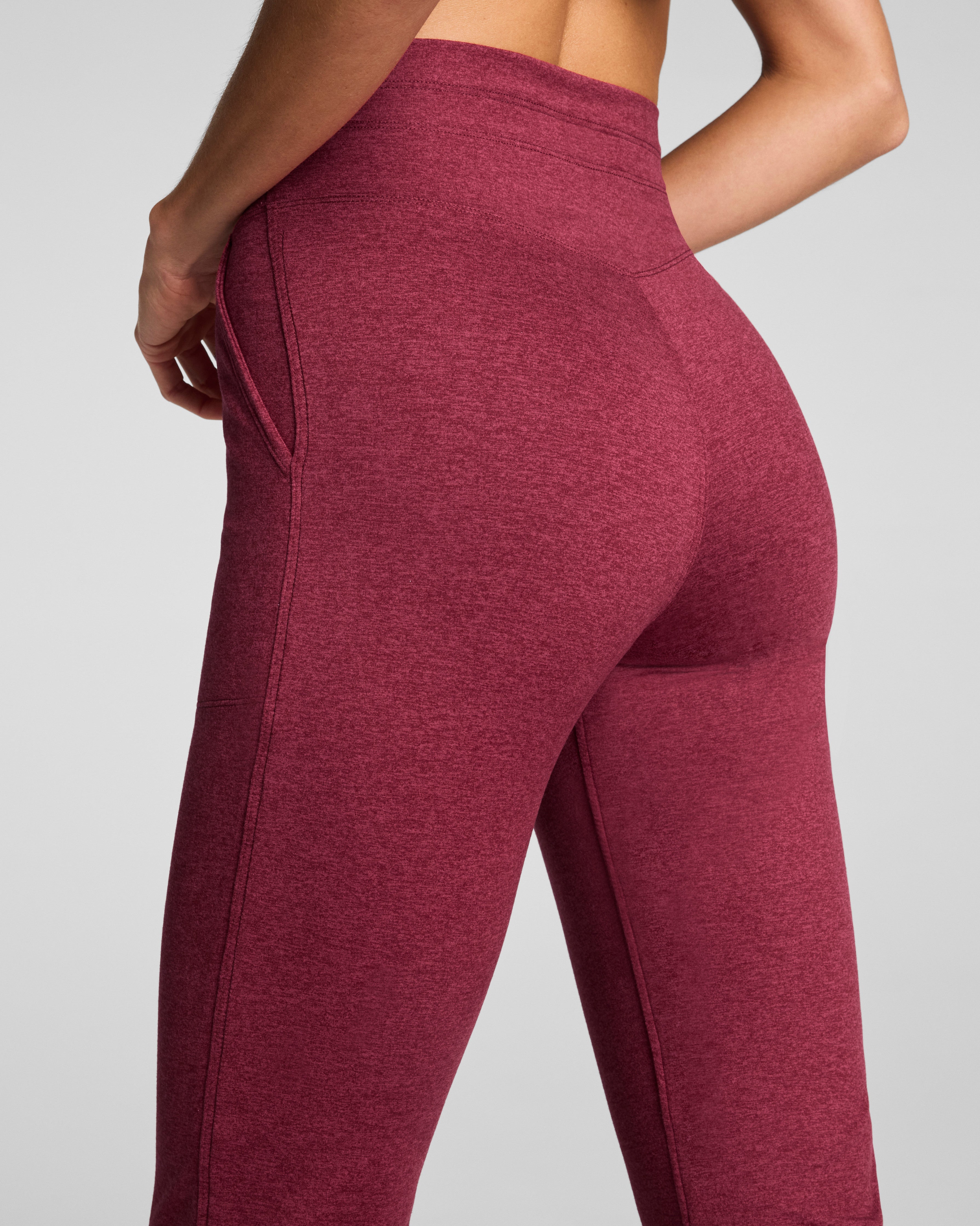 SPANXsupersmooth™ SoftStretch Slim Jogger  Red Merlot Heather