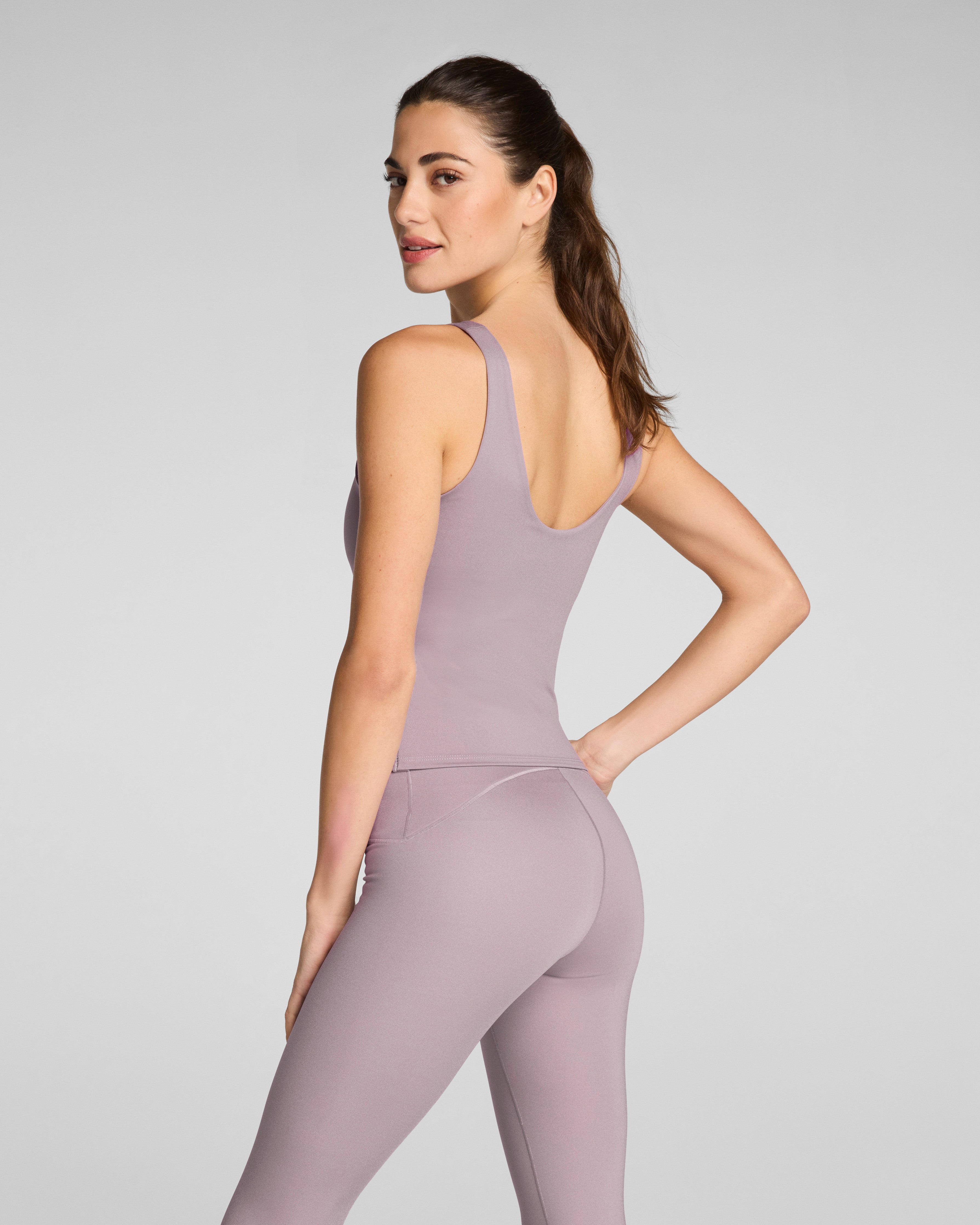 SPANX® Get Moving Luminara Shelf Tank  Lilac Frost