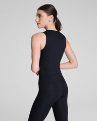 SPANX® Get Moving Embossed Leopard Print Square Neck Shelf Tank  Embossed Leopard Print
