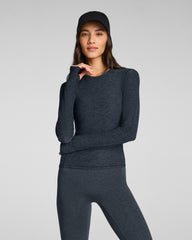 SPANX® SoftStretch Contour Mockneck Long Sleeve Top
