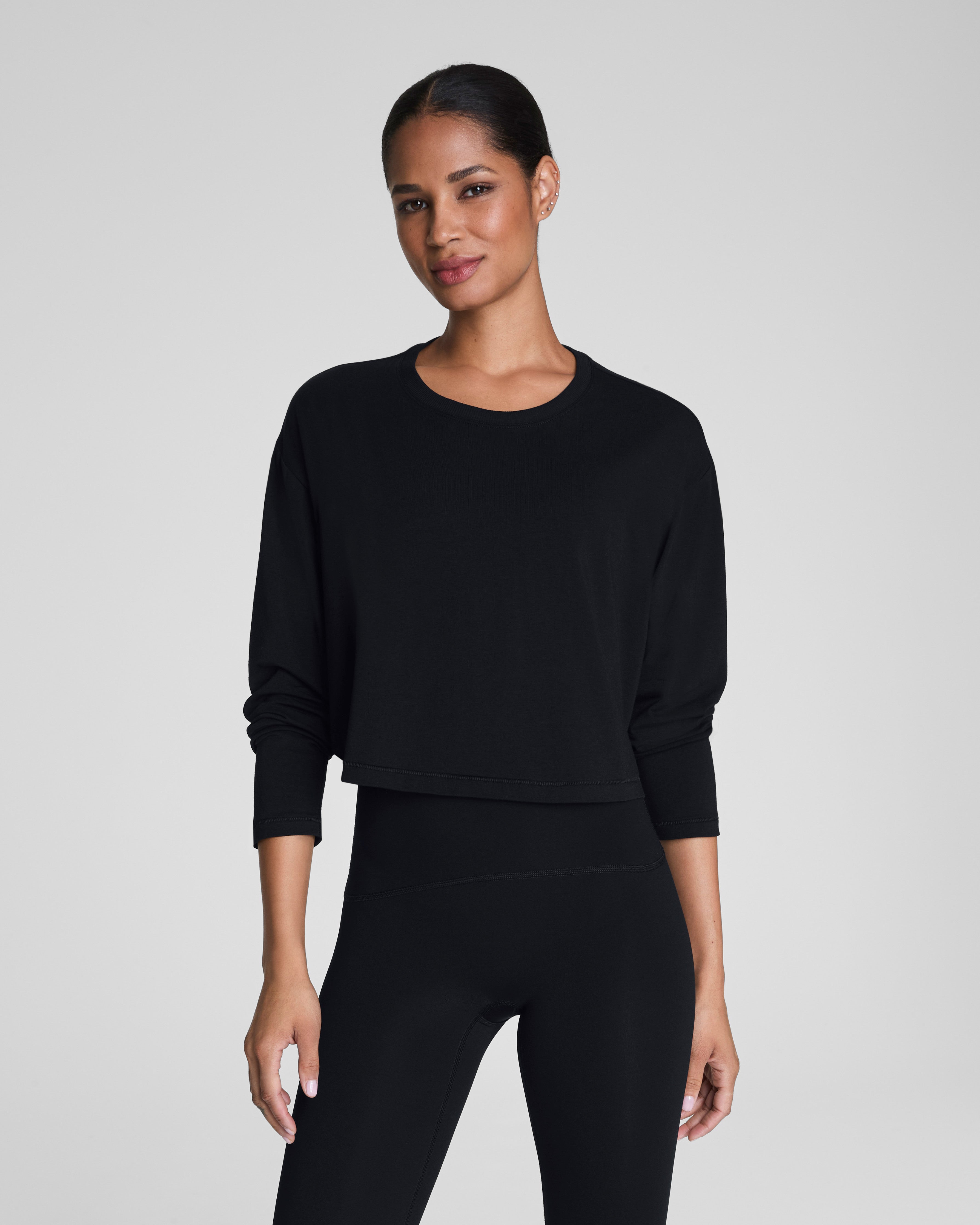 SPANX® Outpace Cropped Long Sleeve Top