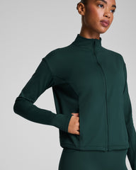 SPANX® Get Moving Brushed Full Zip Jacket  Meridian