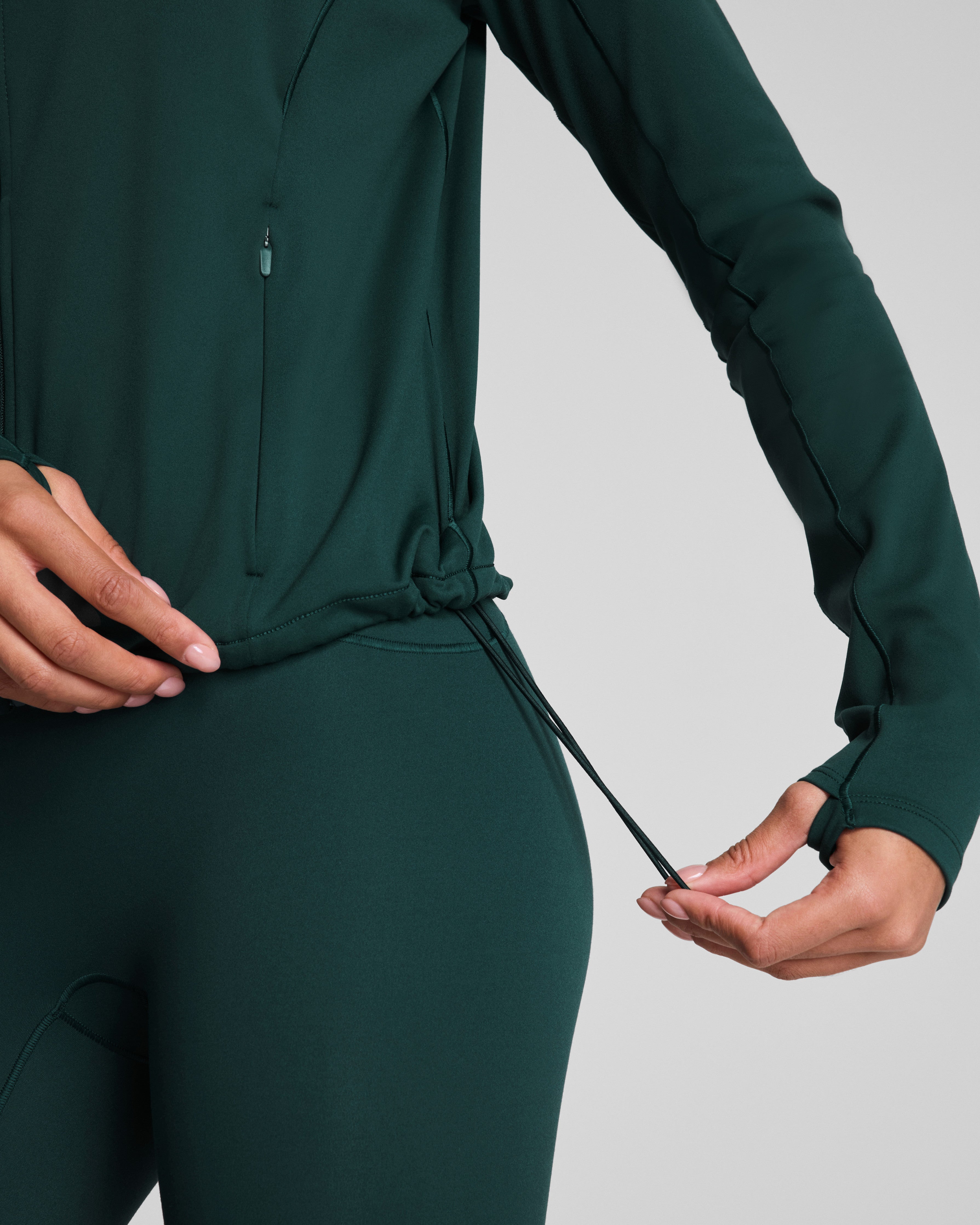 SPANX® Get Moving Brushed Full Zip Jacket  Meridian