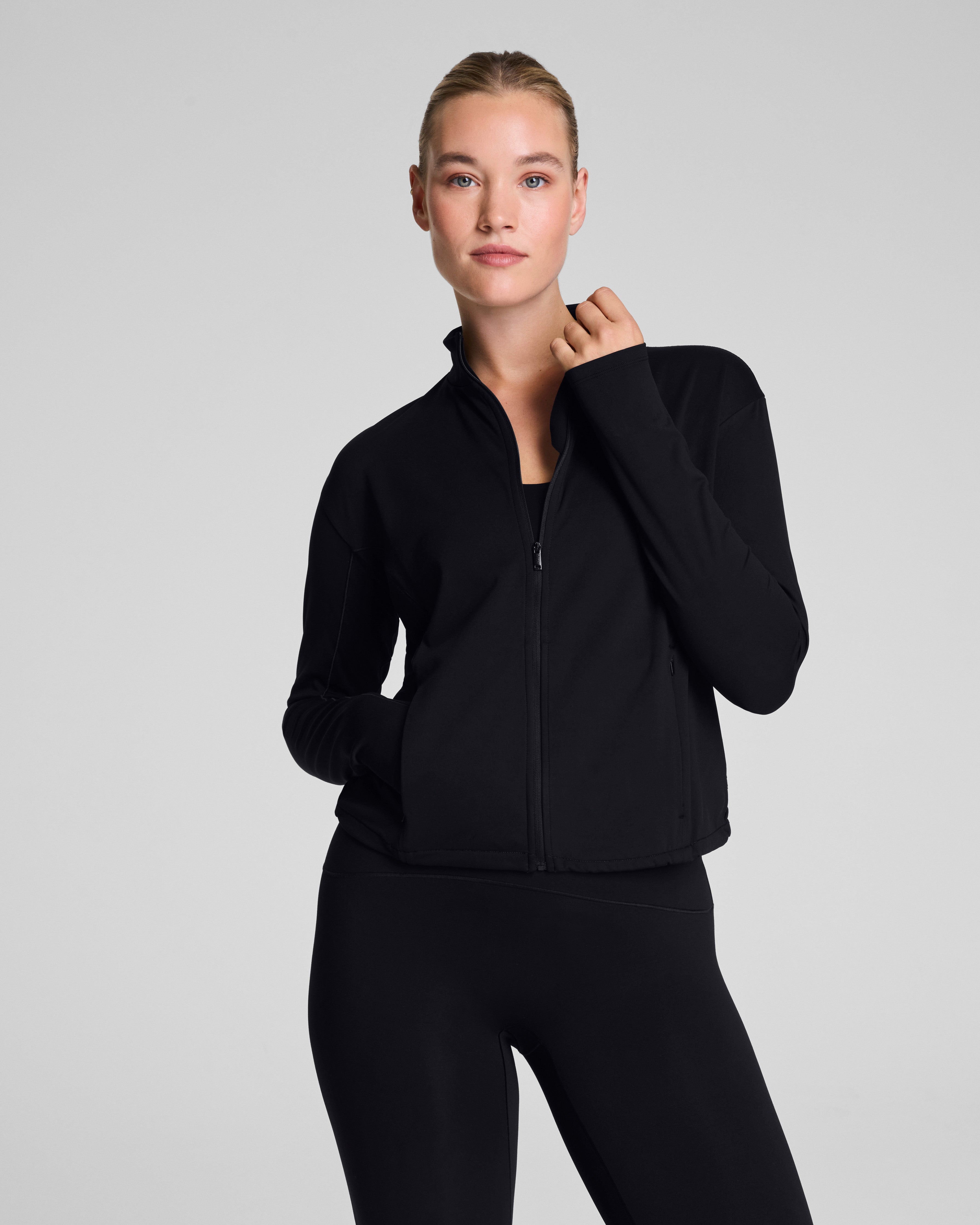 SPANX® Get Moving Brushed Full Zip Jacket