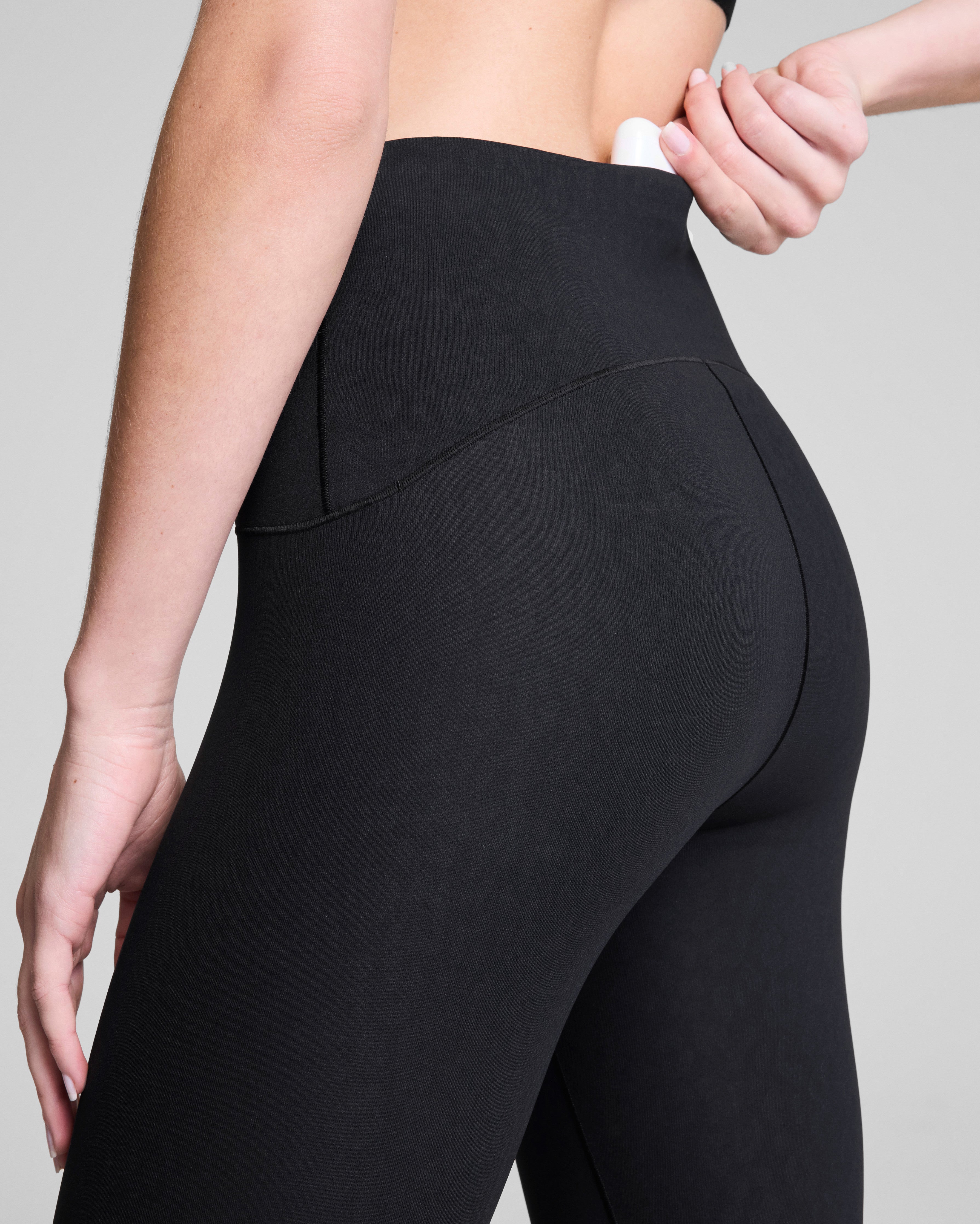 SPANXshape™ Booty Boost® Embossed Leopard Print 7/8 Leggings  Embossed Leopard Print