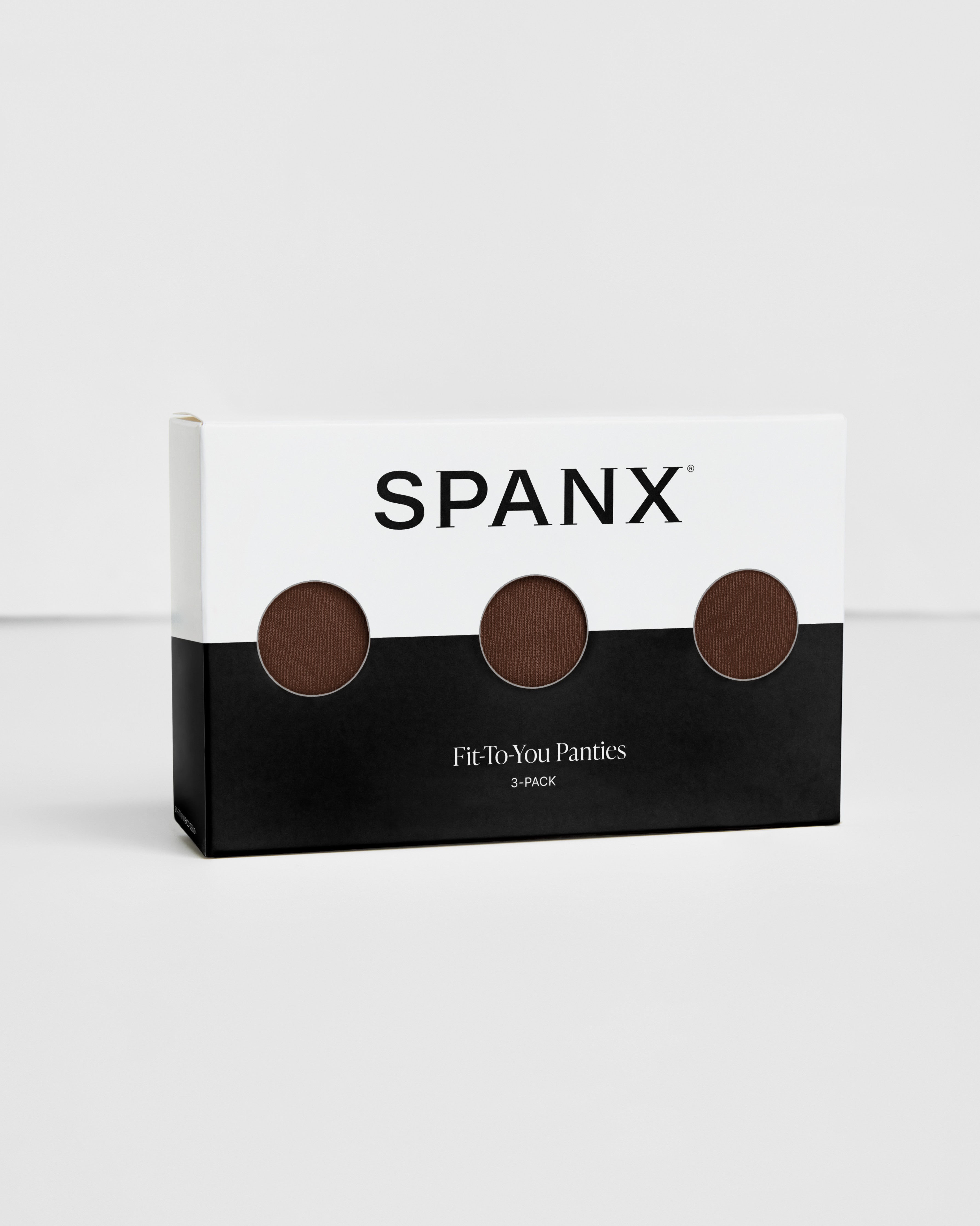 SPANXsmooth™ Fit-To-You Thong 3-Pack Box  Chestnut Brown