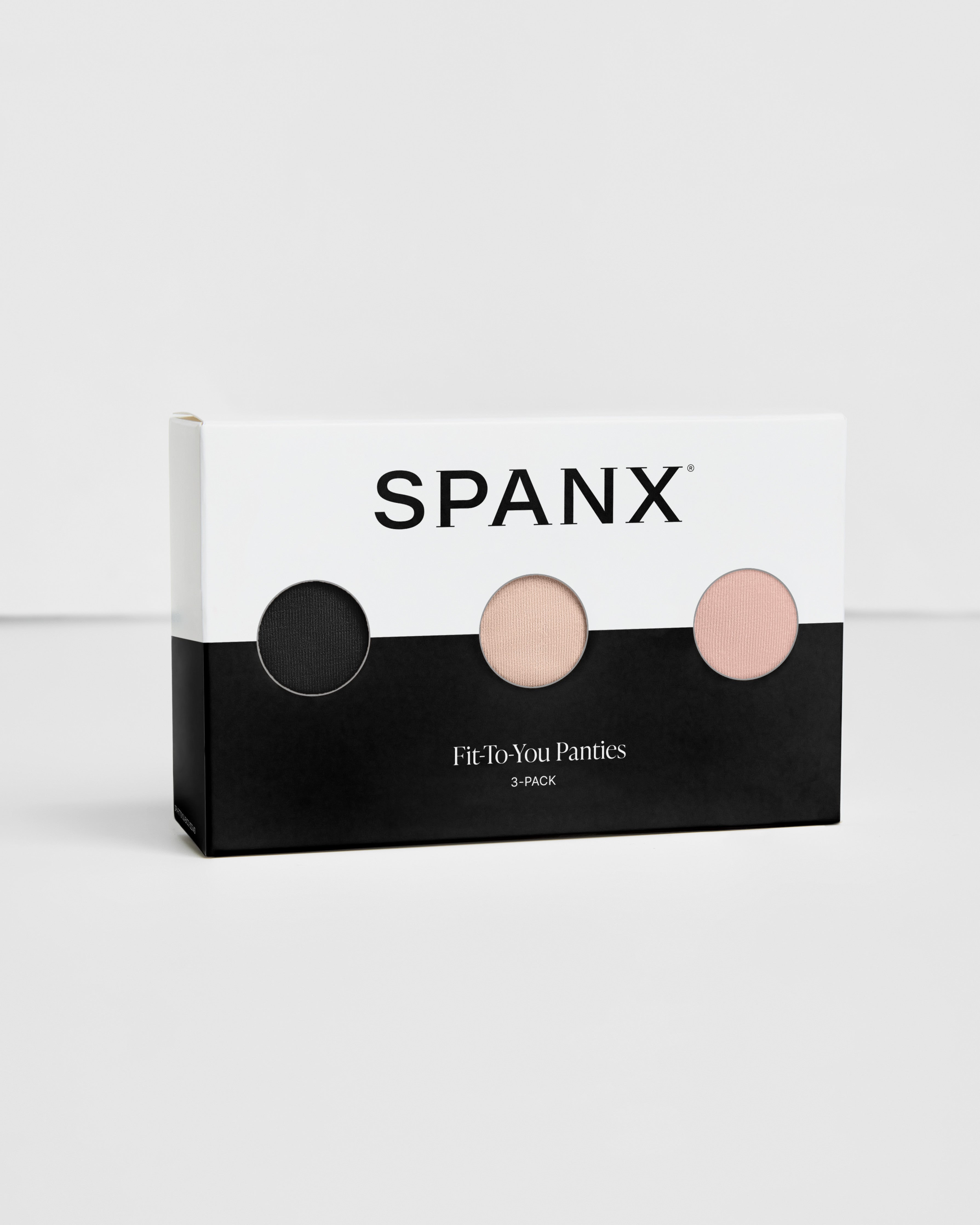 SPANXsmooth™ Fit-To-You Bikini 3-Pack Box  Very Black/Naked 2.0/Vintage Rose