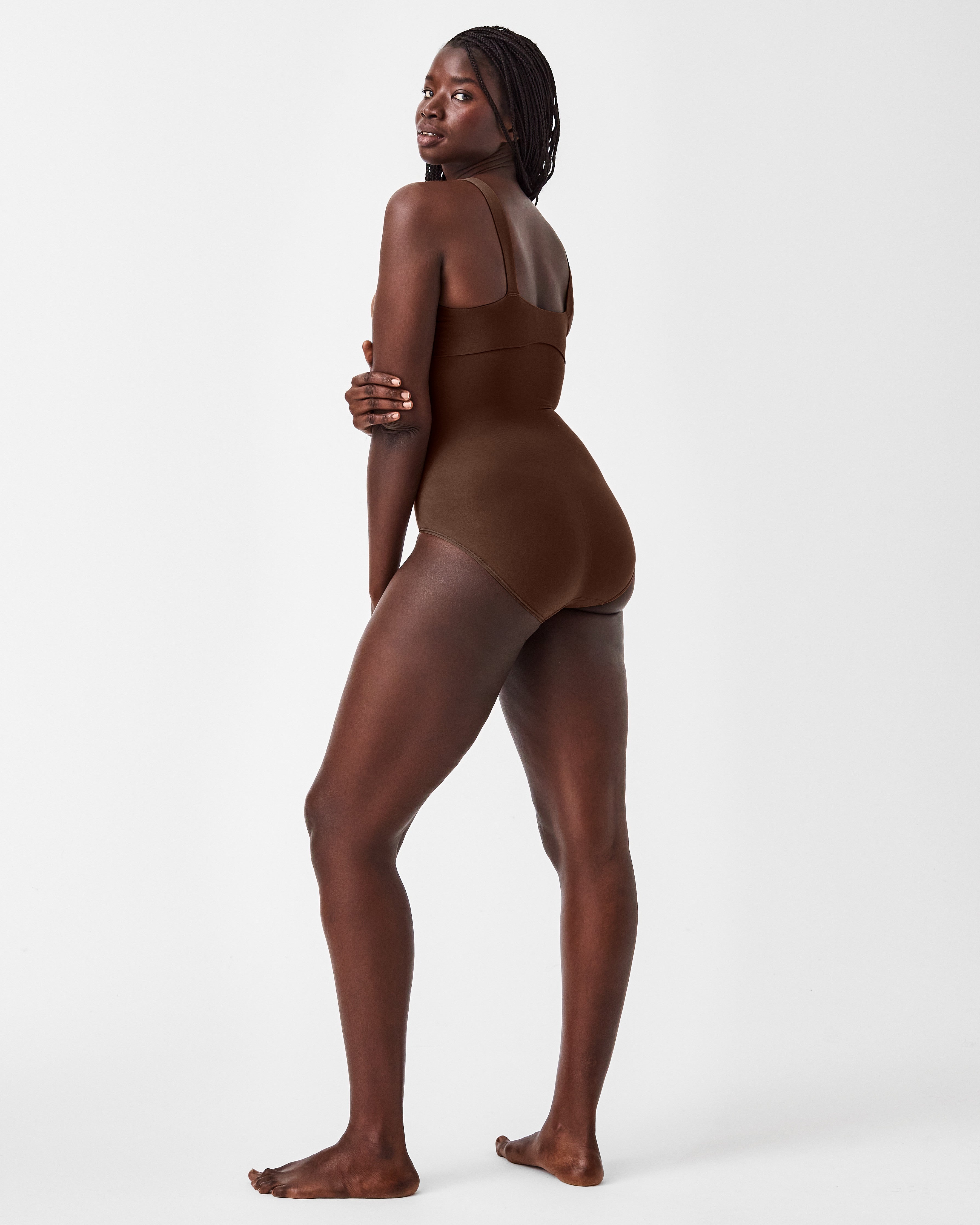 SPANXsculpt™ Seamless Power High-Waisted Brief  Chestnut Brown