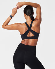 SPANX® FlexFeel Medium Impact Sports Bra  Very Black
