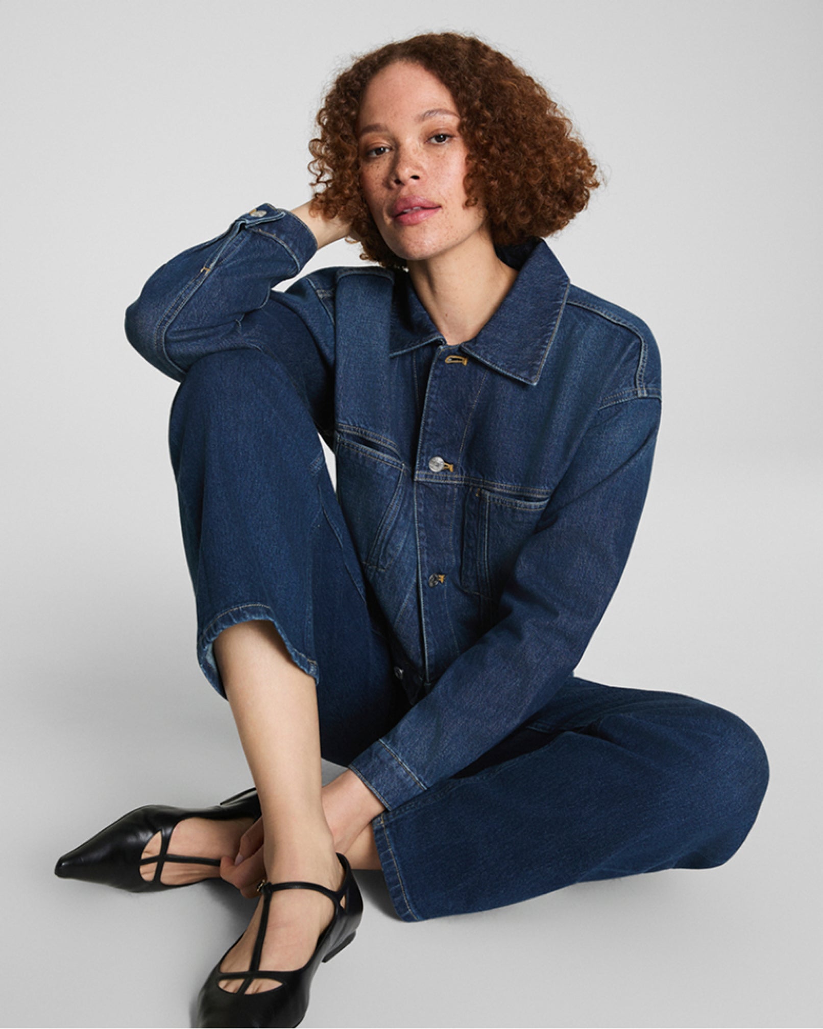 SPANX® Denim Jacket  Adriatic Blue