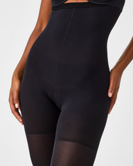 SPANXshape™ High-Waisted Mid-Thigh Tight-End Tights®  Very Black