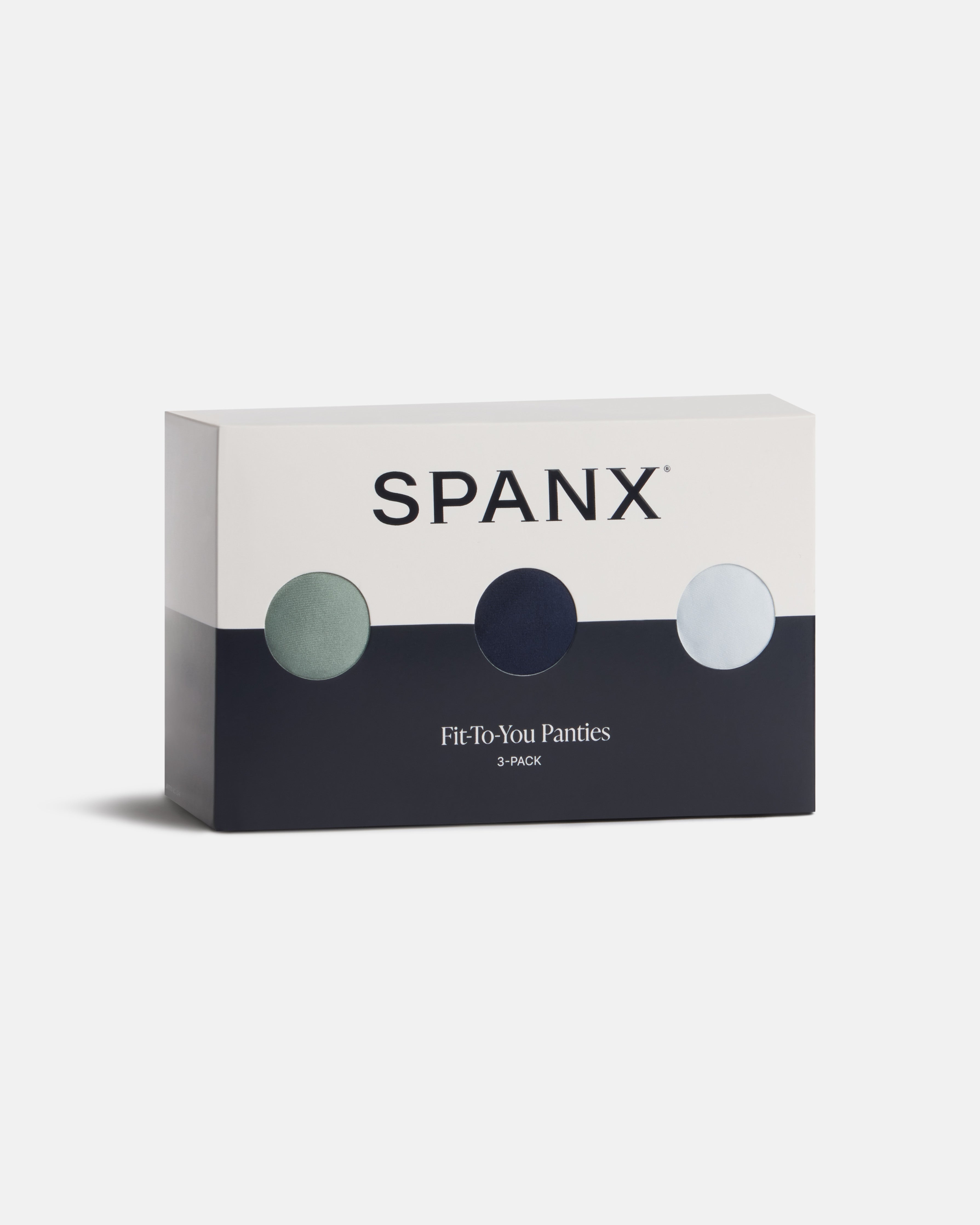 SPANXsmooth™ Fit-To-You Brief 3-Pack Box  Fern/Timeless Navy/Sky