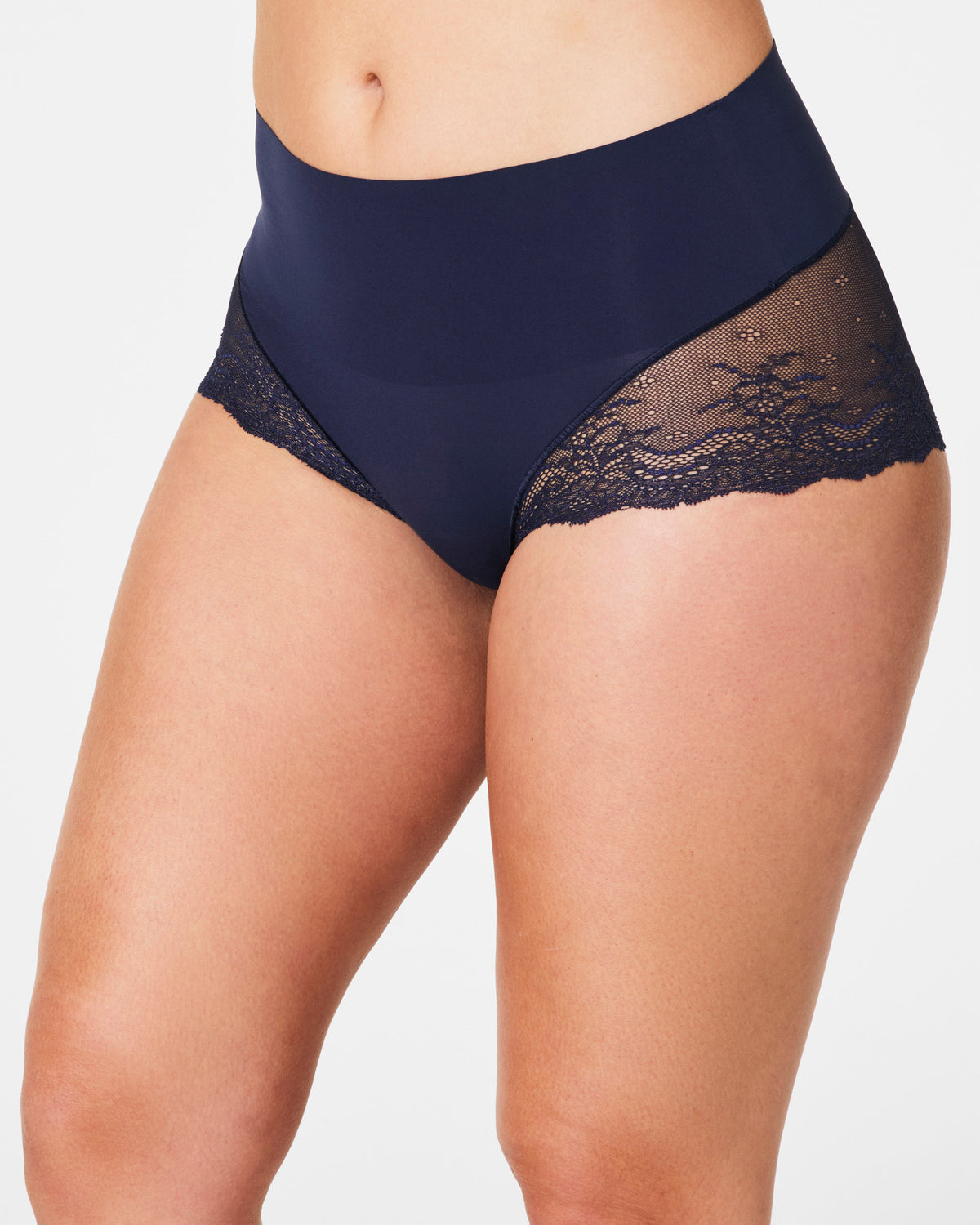 SPANXsupersmooth™ Undie-tectable® Lace Hi-Hipster  Timeless Navy