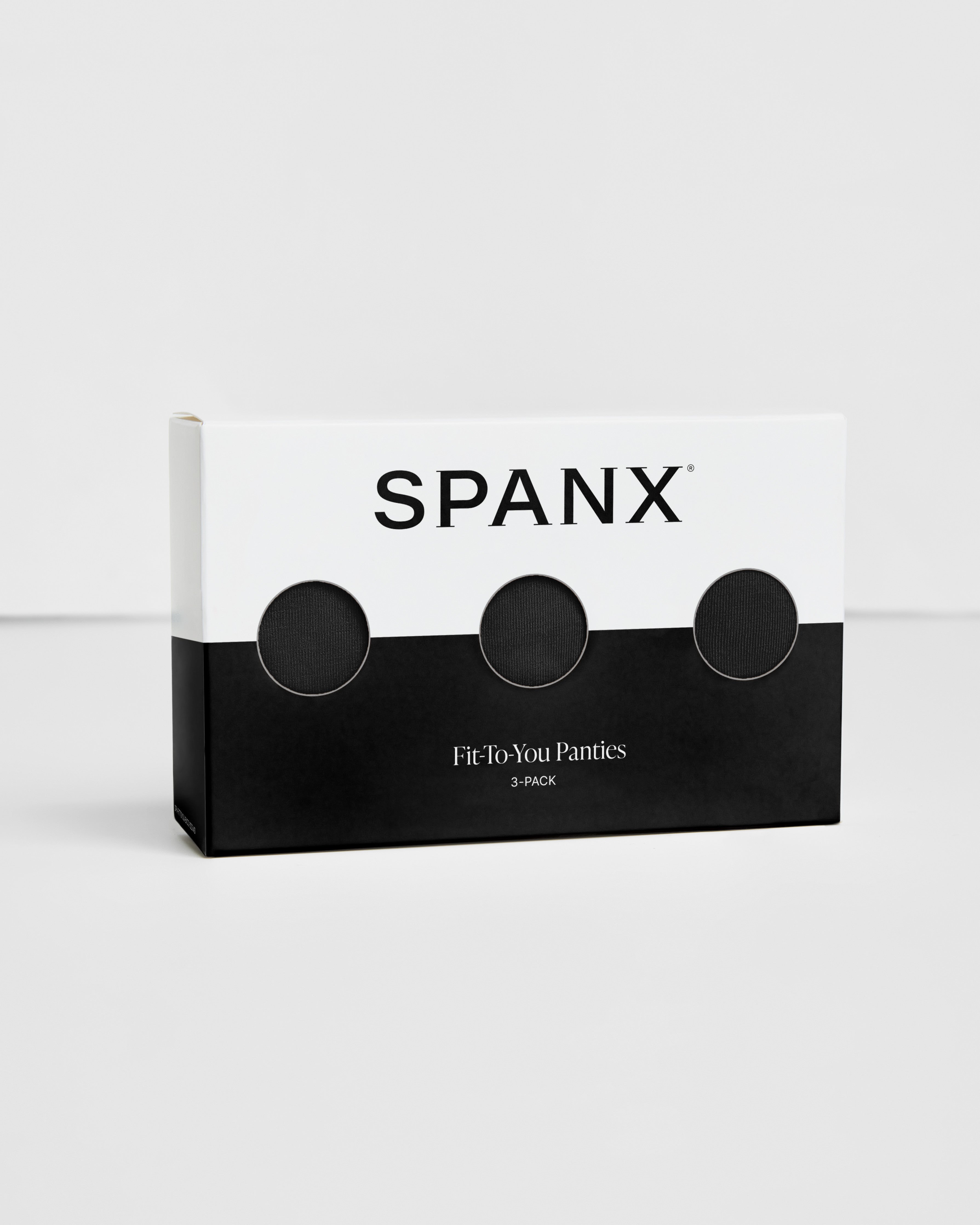 SPANXsmooth™ Fit-To-You Thong 3-Pack Box  Very Black